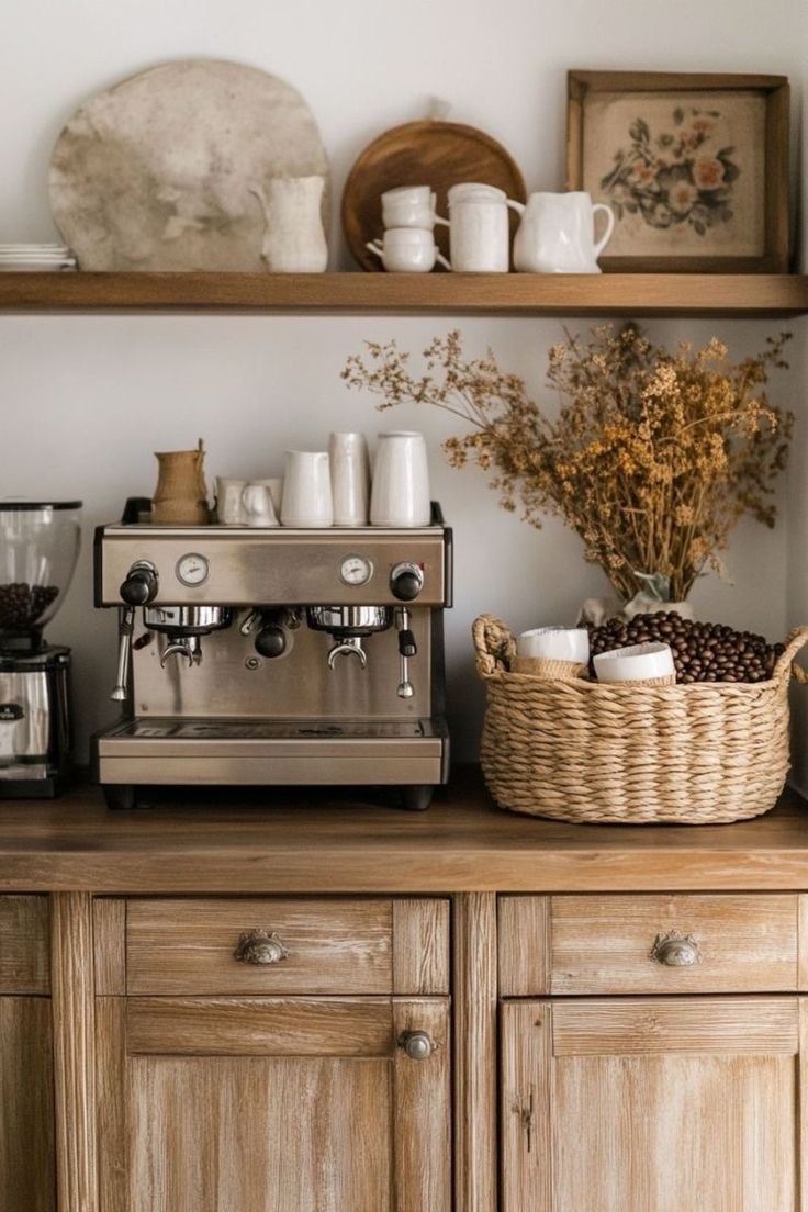 Breakfast Pantry Combos & Home Coffee Bar Ideas