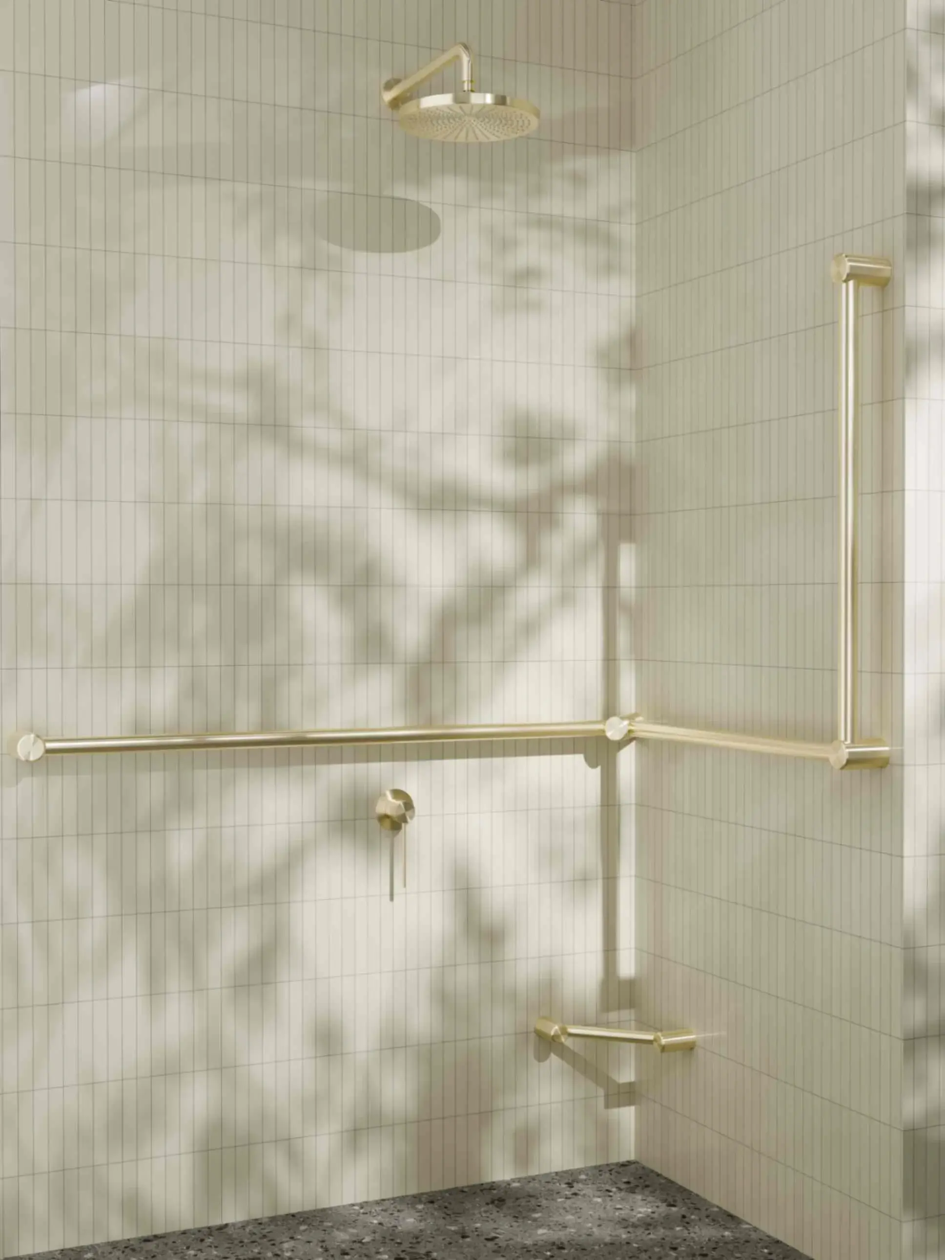 Walk In Shower Rails Make your own grab rail: Nero’s modular Mecca Care system for ...