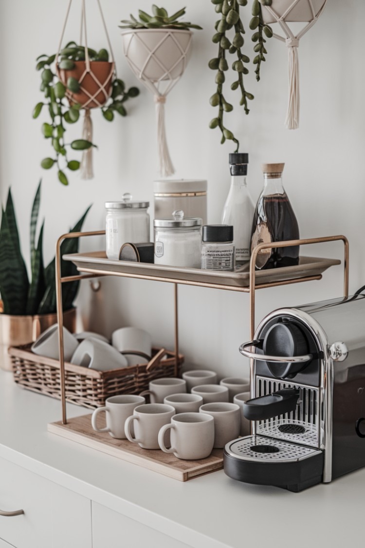 Home Coffee Bar Ideas With Water Access