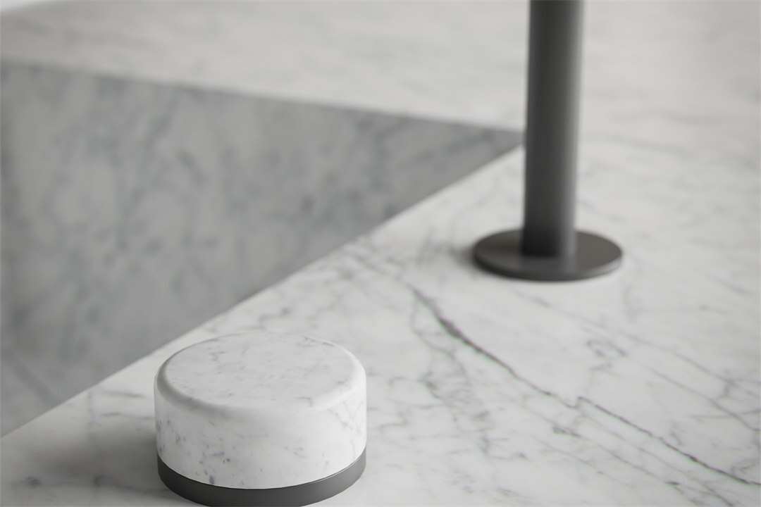 Serenity Arc Spout With Carrara Handle Matte Black 3