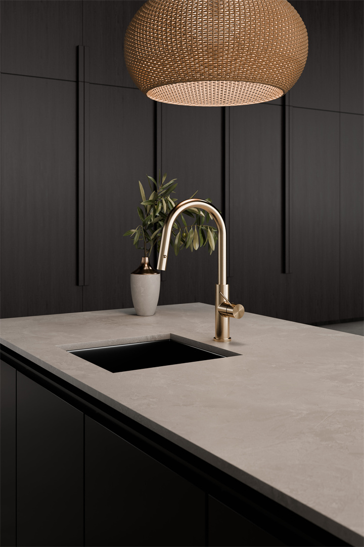 Mecca Smart Kitchen Brushed Gold