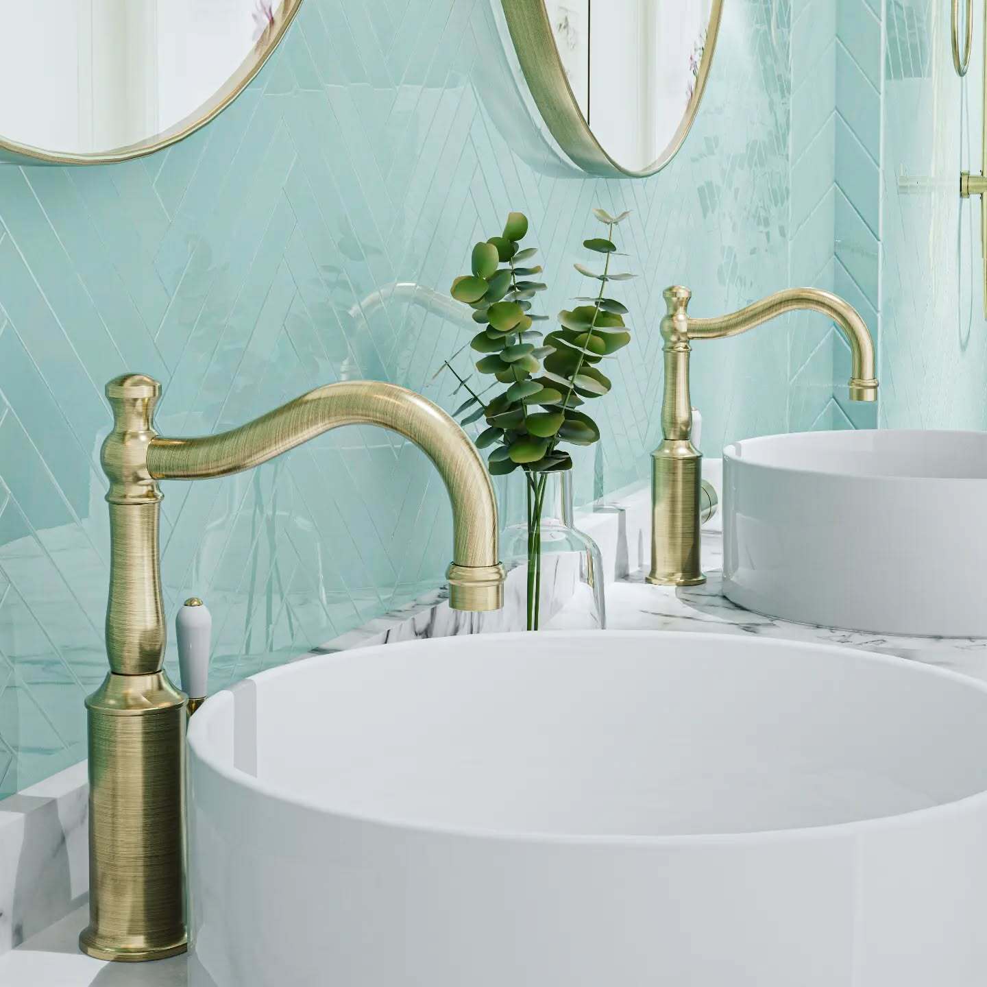 Art Deco Bathroom Ideas for Tapware and Fixtures, Vintage Inspired