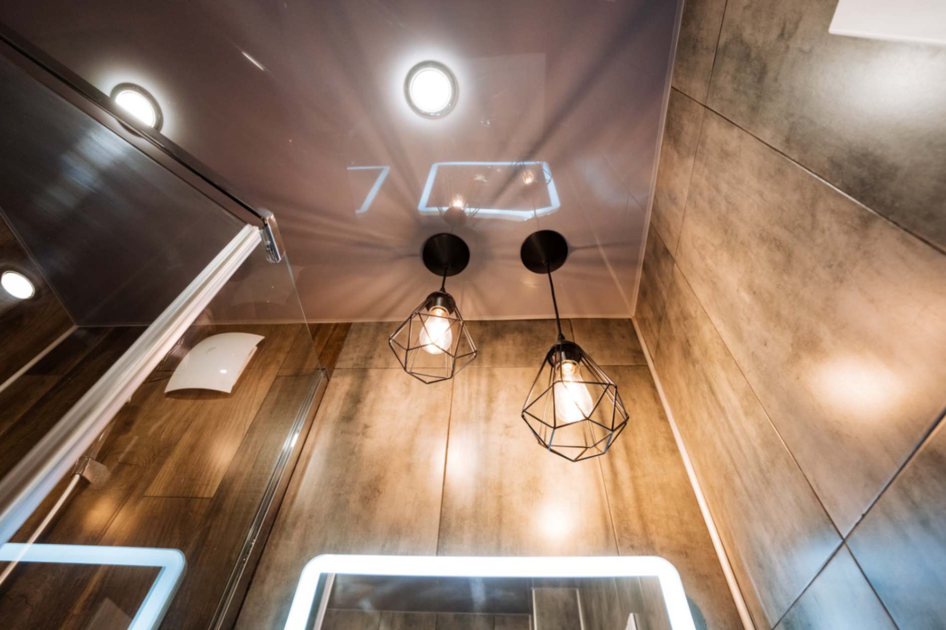 Ceiling and Overhead Bathroom Lighting Ideas