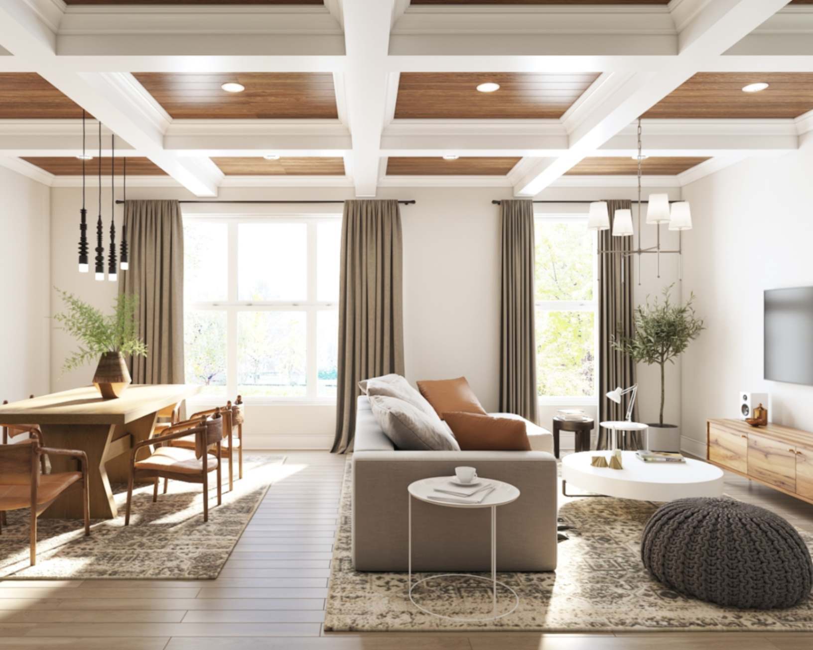 Coffered ceilings modern designs benefits costs diy guide