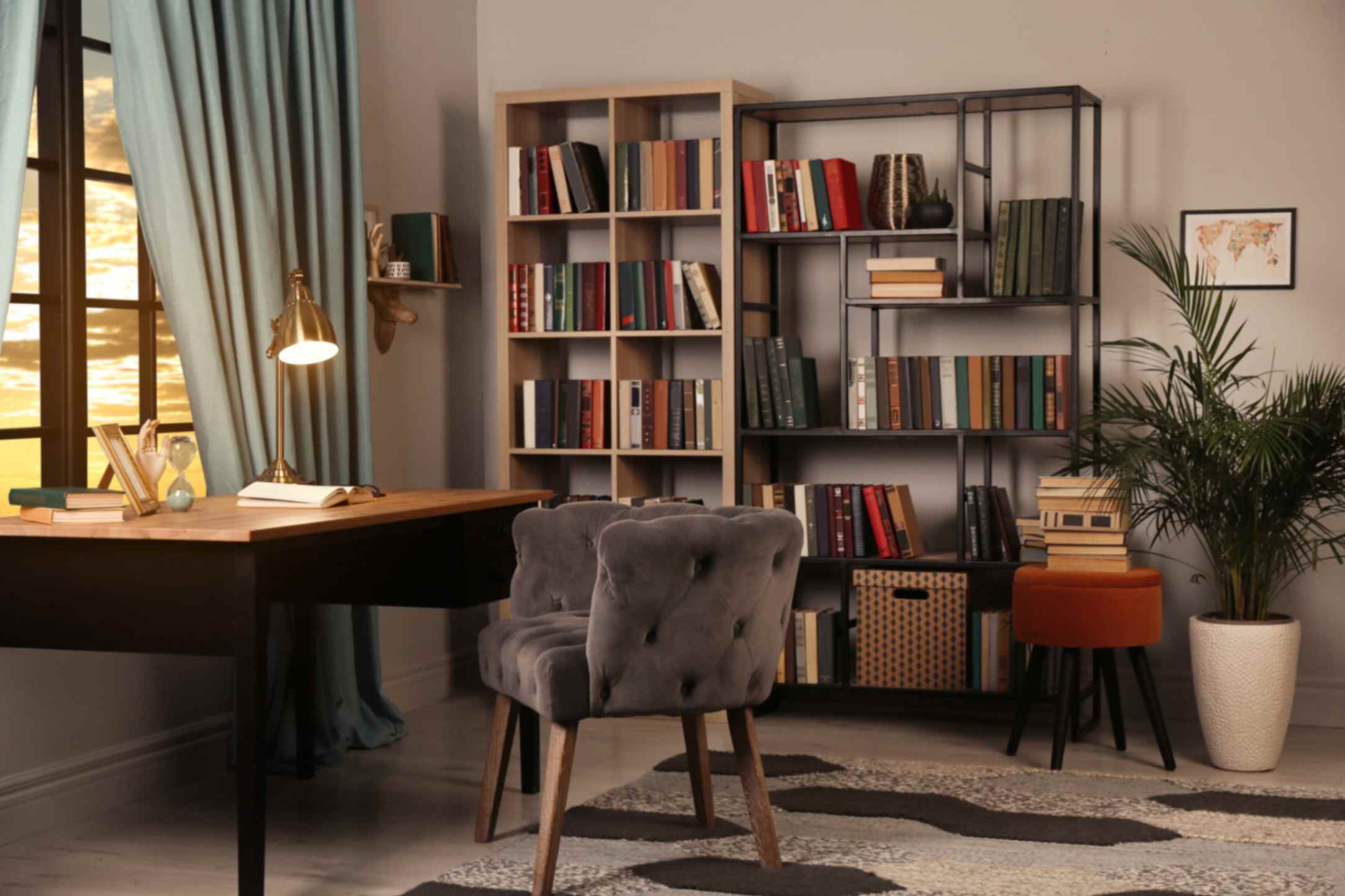 Home Library Furniture & Comfort Essentials for the Ultimate Reading Experience