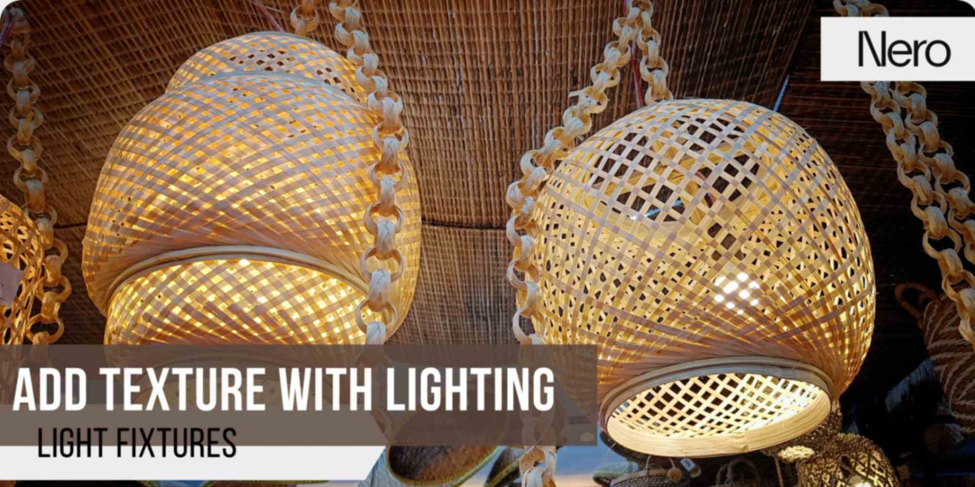 ideas on how to add texture to your home with lighting