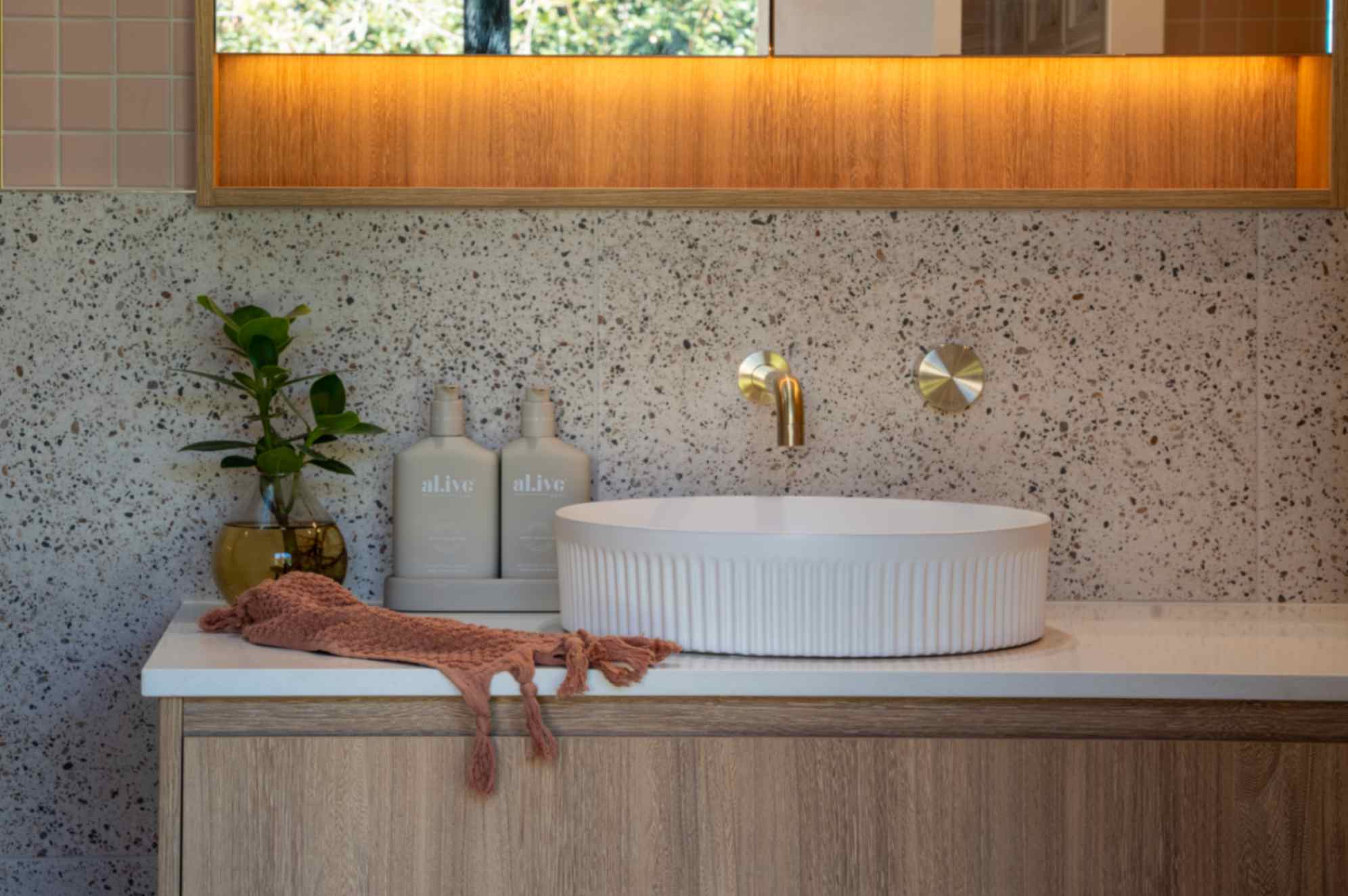 Natural Timber Vanities – Organic Texture Meets Modern Living