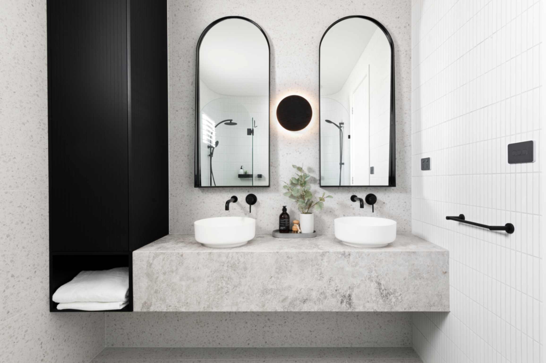 nero tapware art deco bathroom