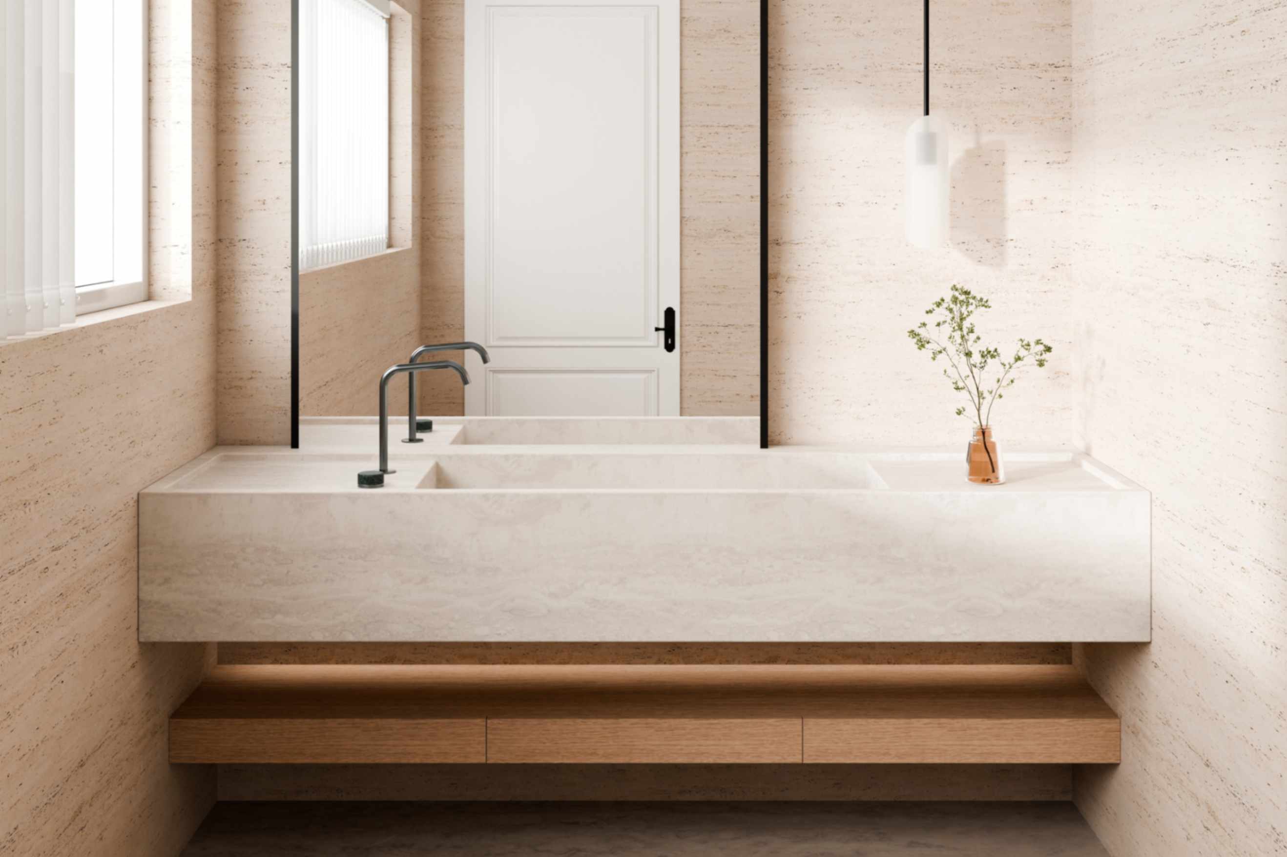 Sealing, Cleaning, and Maintaining Travertine