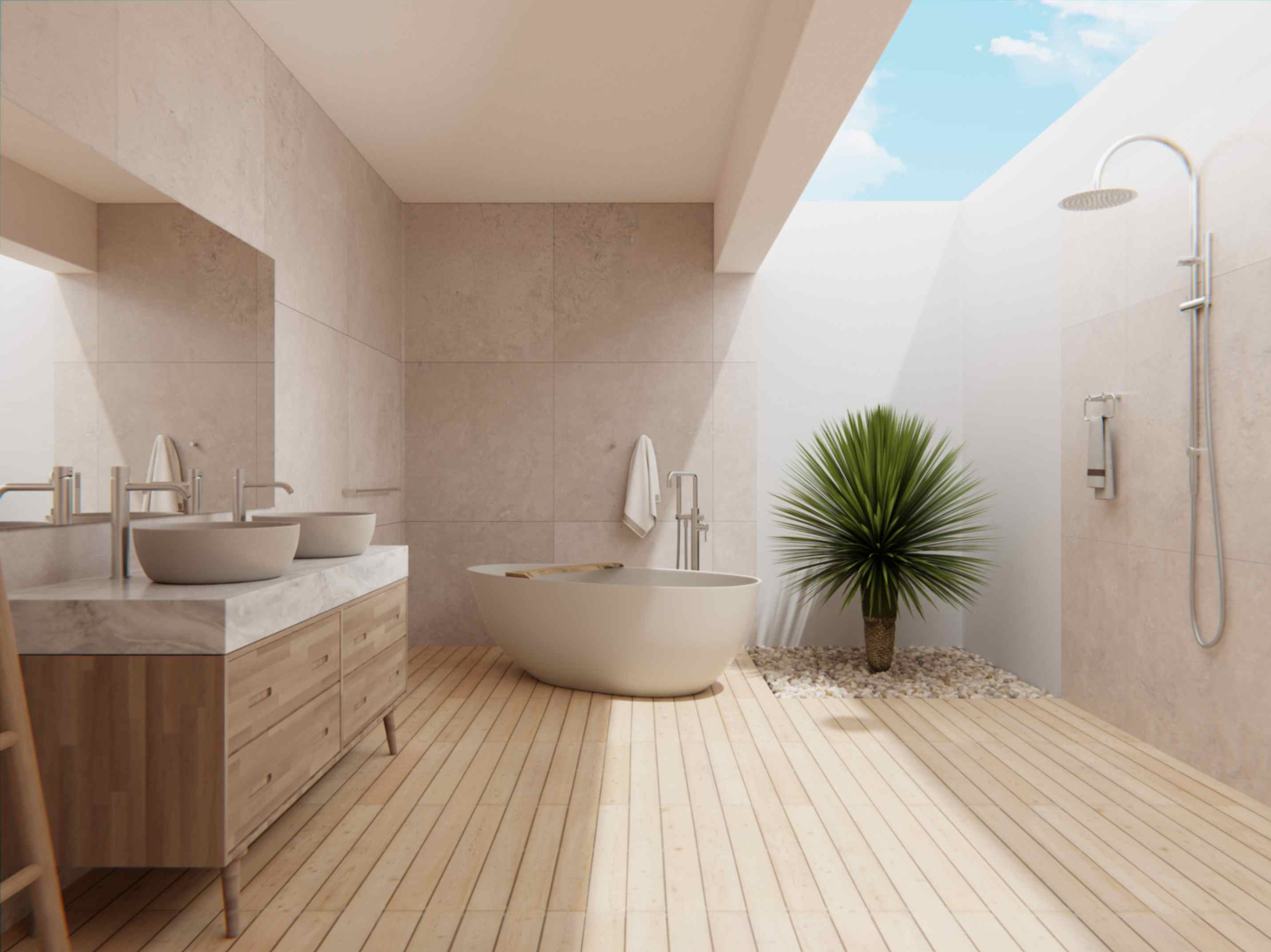 Sustainable & Eco-Friendly Outdoor Showers featuring Nero Tapware’s Sustainable Zen collection