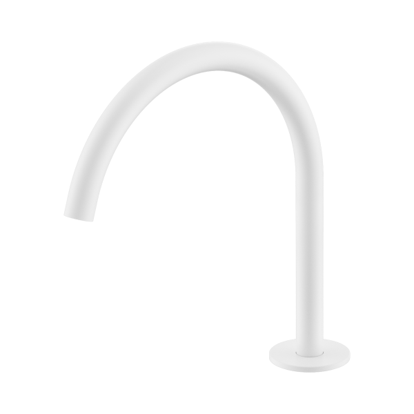 24 C002 MW Serenity Bath Kitchen Arc Spout Matte White Thumb