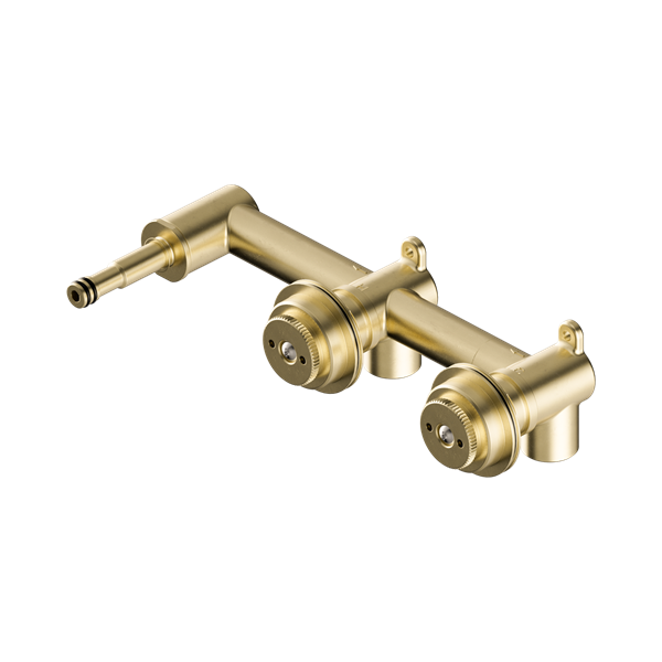 24 C021 Serenity Wall Basin Set Offset Spout Body Only Thumb