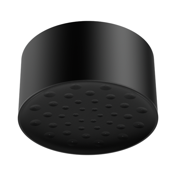 24 D001 MB Serenity Ceiling Shower Head Matte Black Thumb