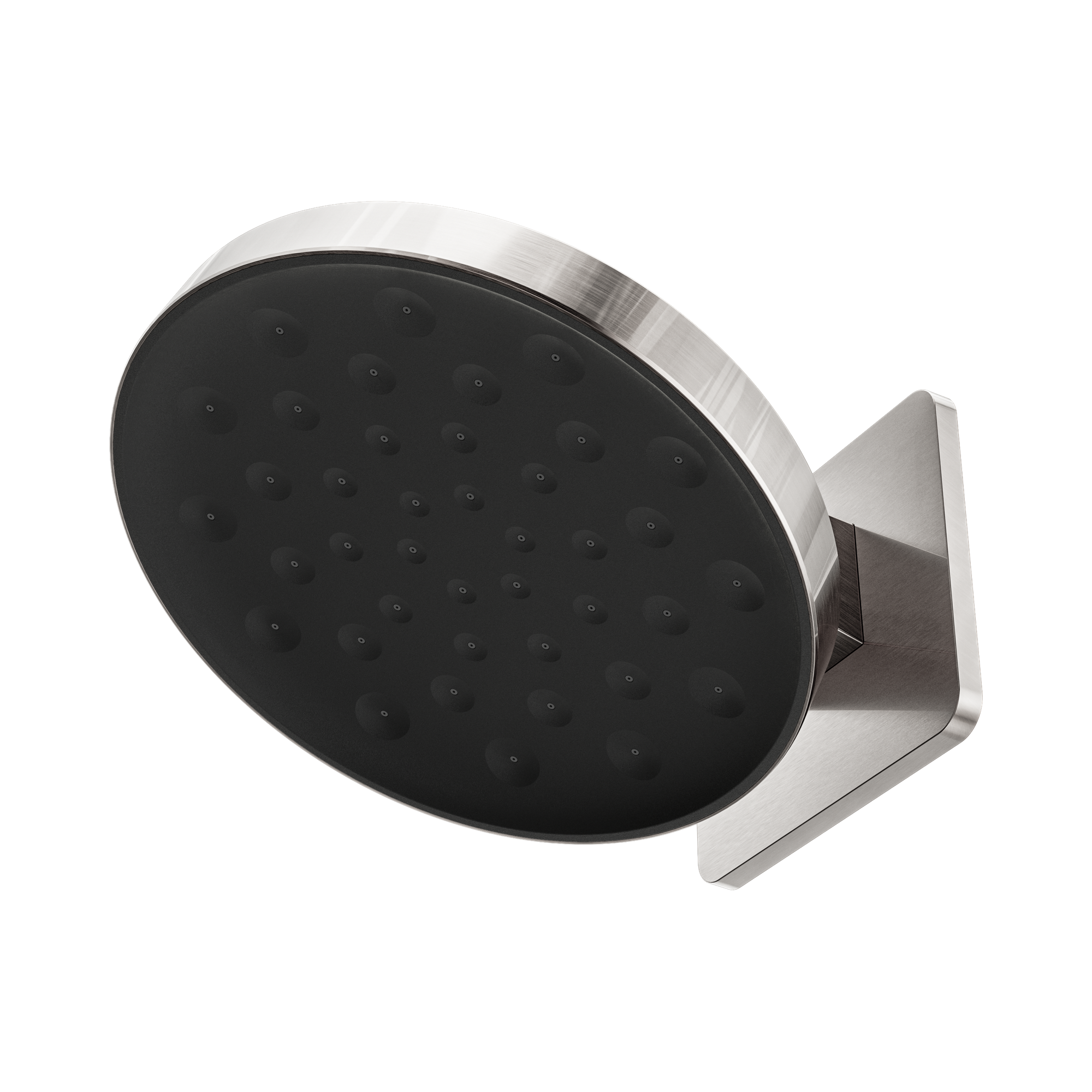 24 D002 BN Serenity Wall Shower Head Brushed Nickel image 1