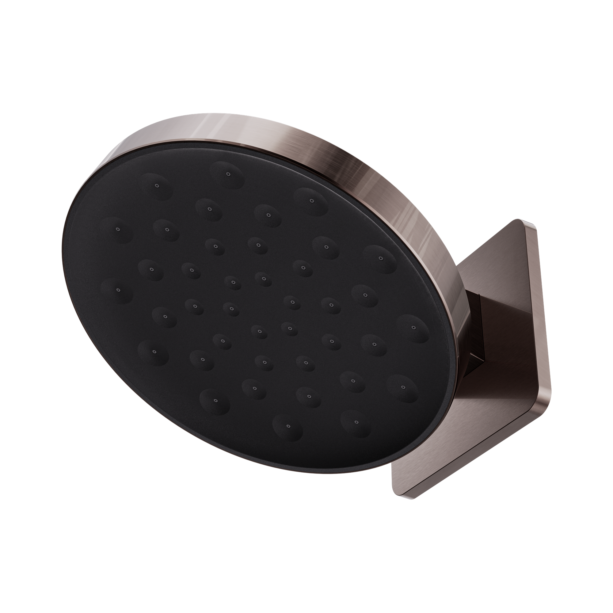 24 D002 BZ Serenity Wall Shower Head Brushed Bronze image 1