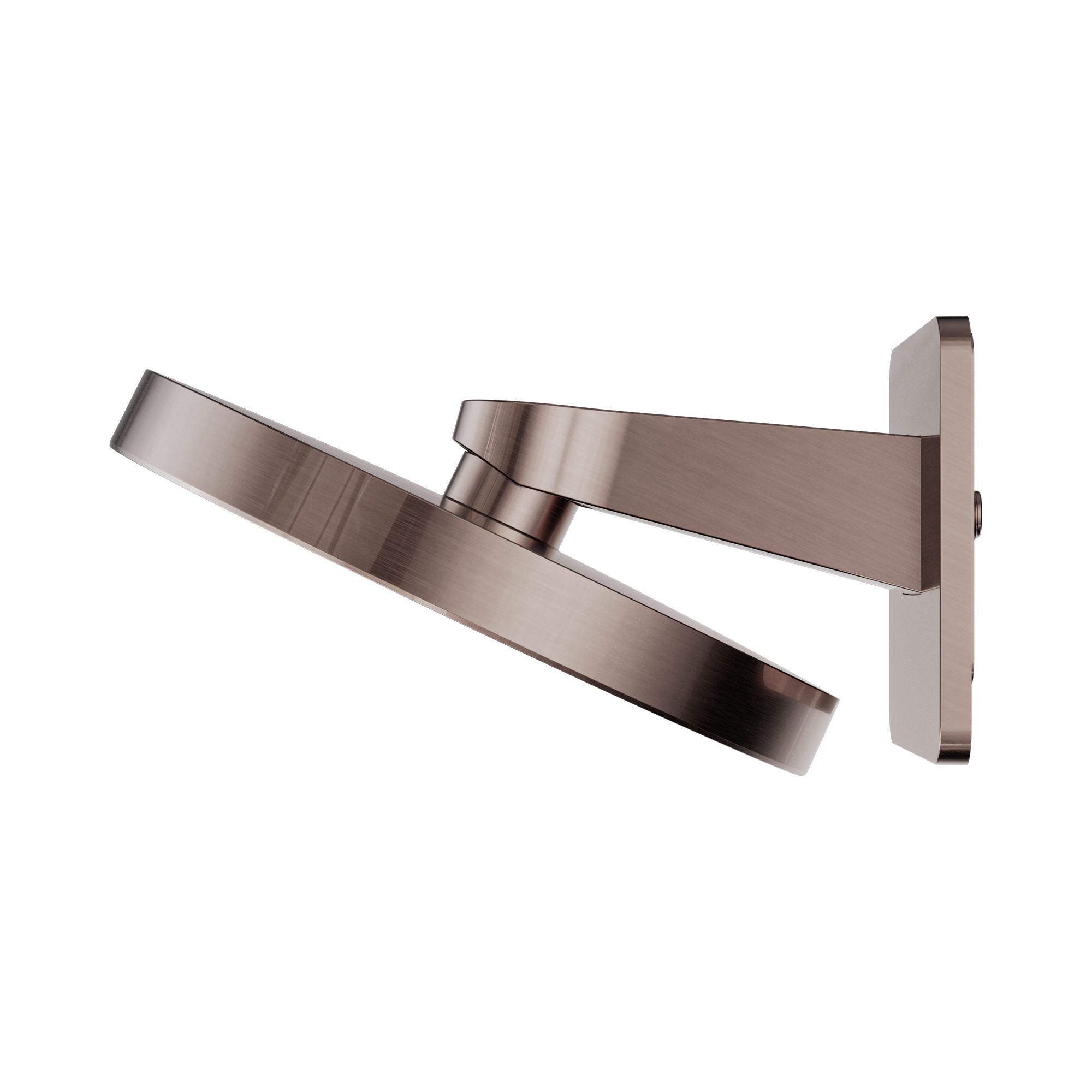 24 D002 BZ Serenity Wall Shower Head Brushed Bronze image 3