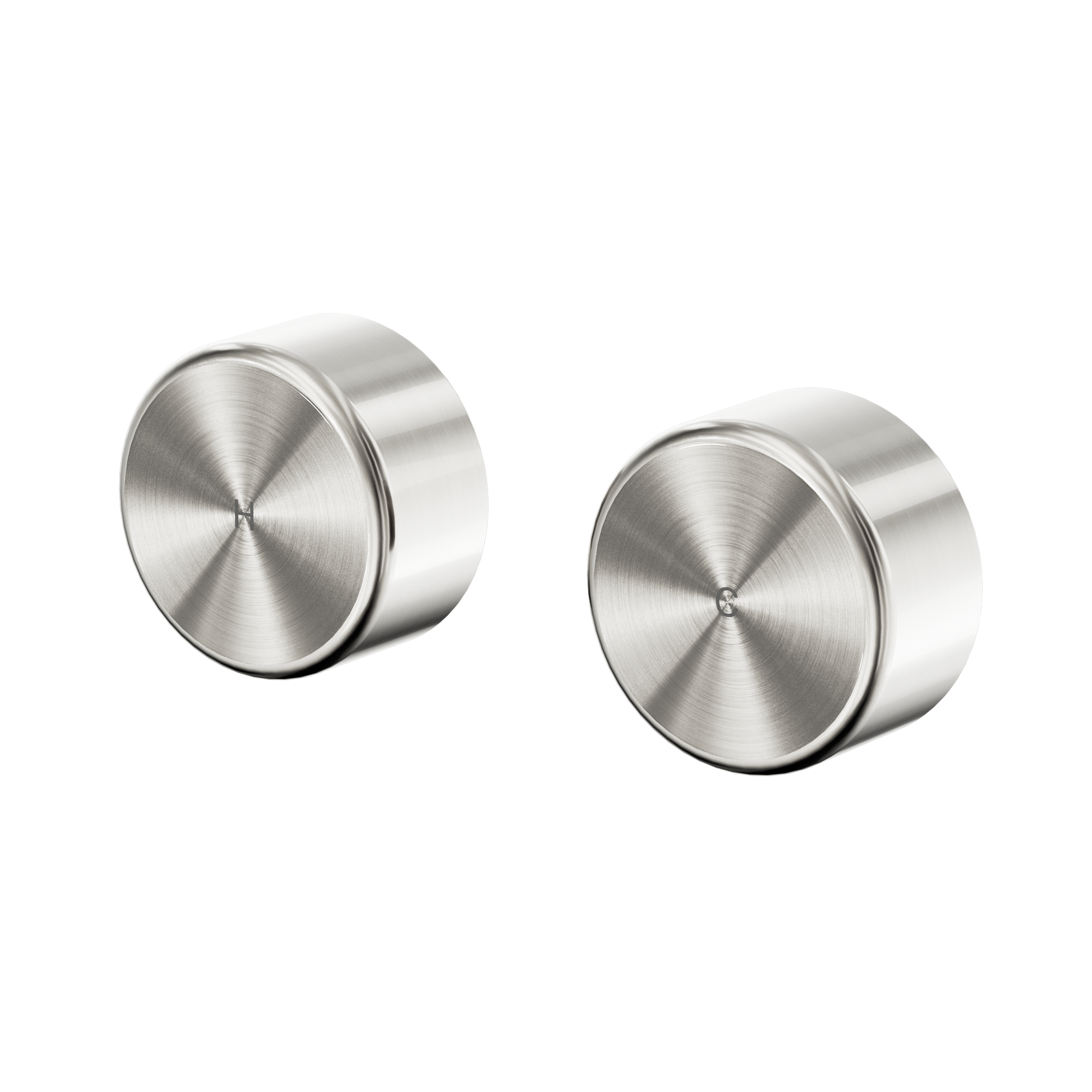 24 D010 BN Serenity Wall Top Assembly With Metal Handle Brushed Nickel image 1