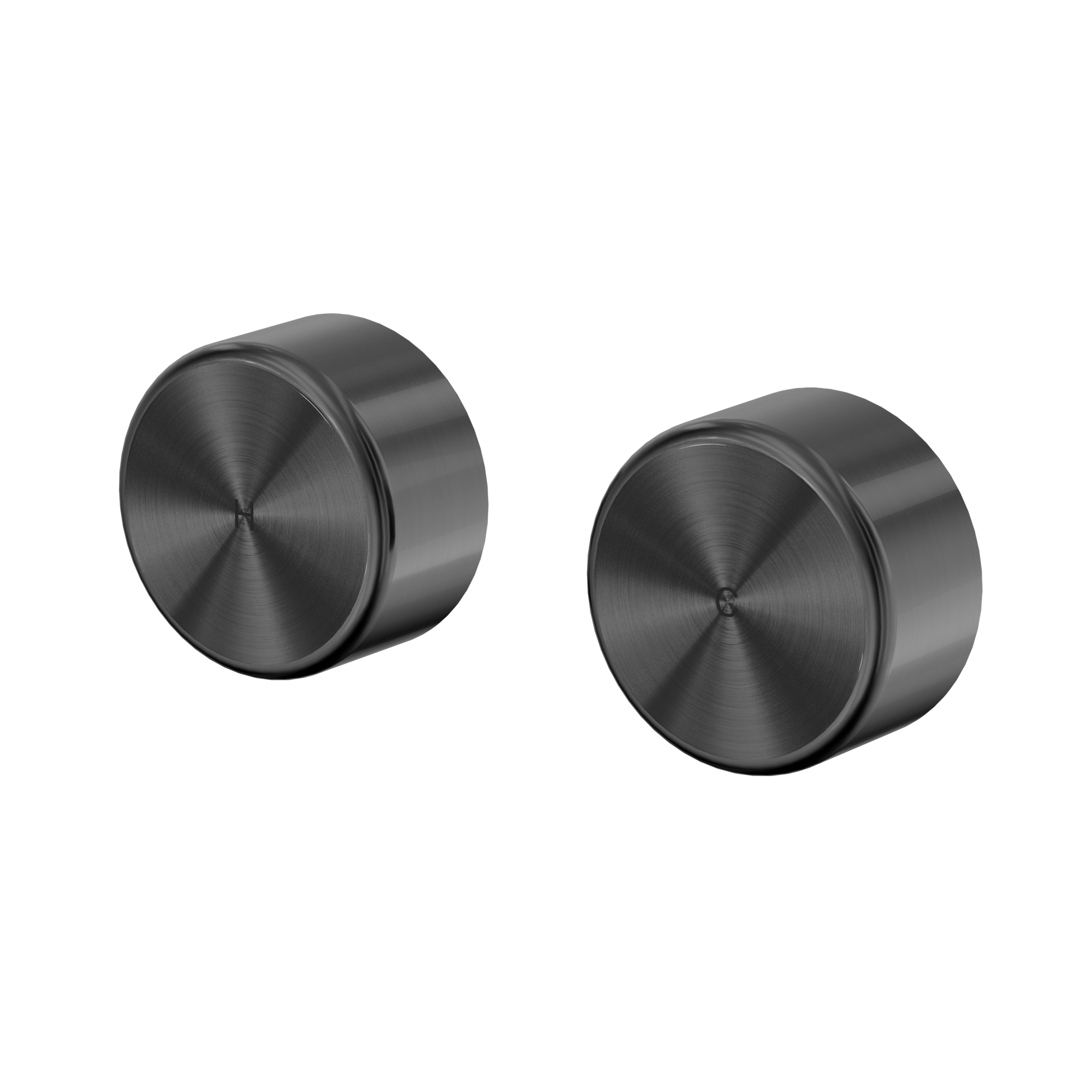 24 D010 GM Serenity Wall Top Assembly With Metal Handle Gun Metal image 1