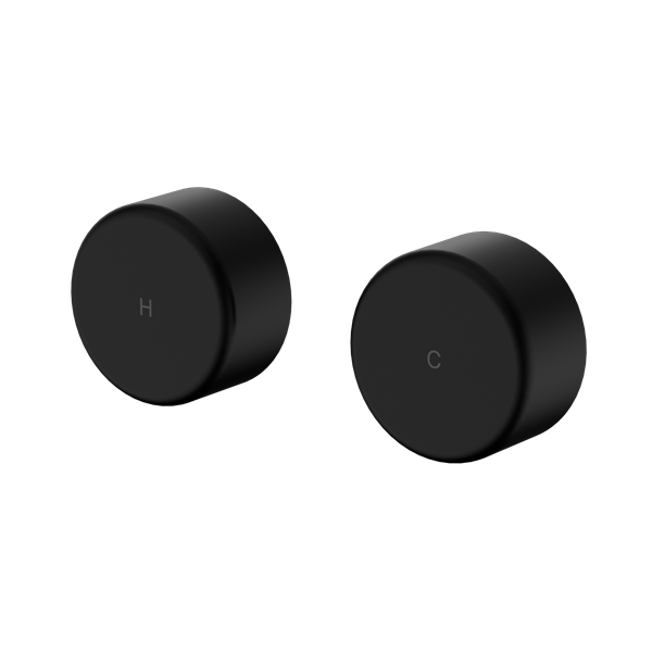 24 D010 MB Serenity Wall Top Assembly With Metal Handle Matte Black Thumb