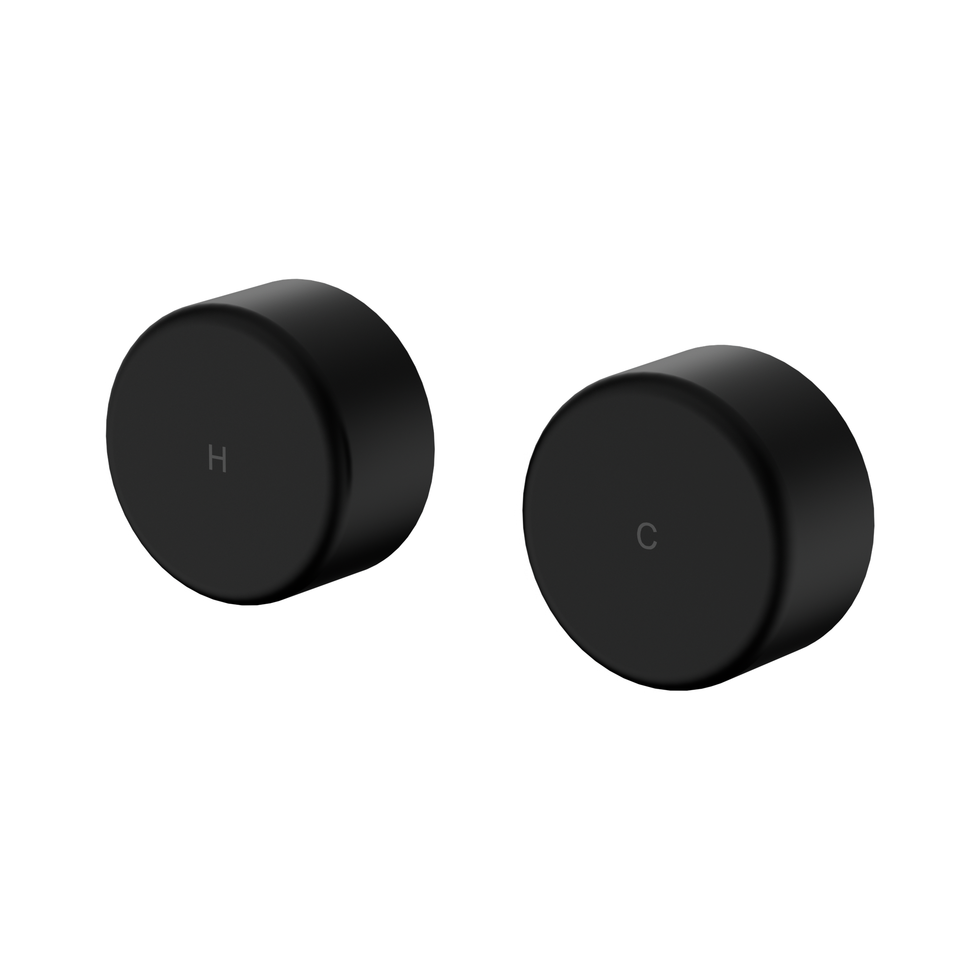 24 D010 MB Serenity Wall Top Assembly With Metal Handle Matte Black image 1