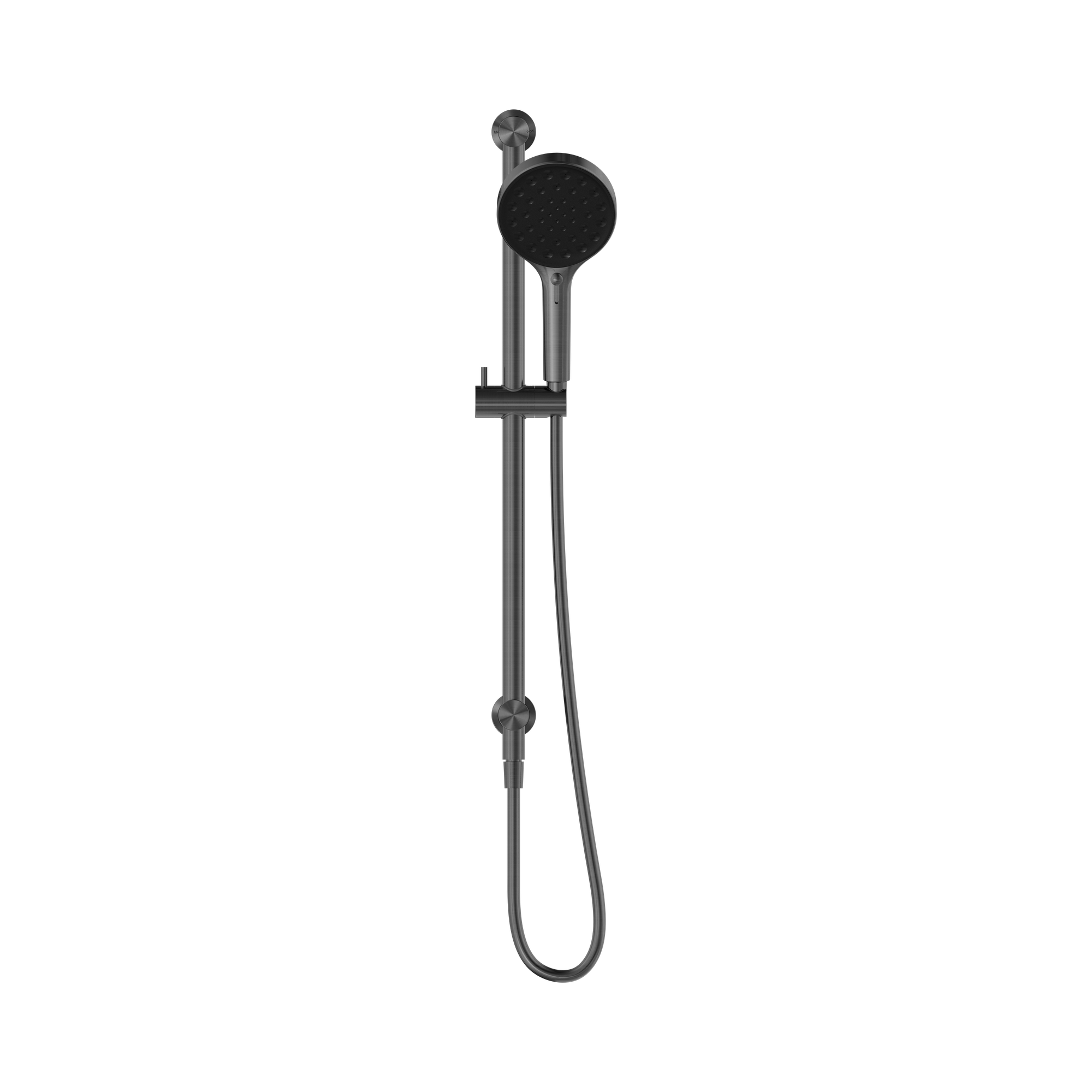 24 D072 GM Serenity Rail Shower Gun Metal image 2