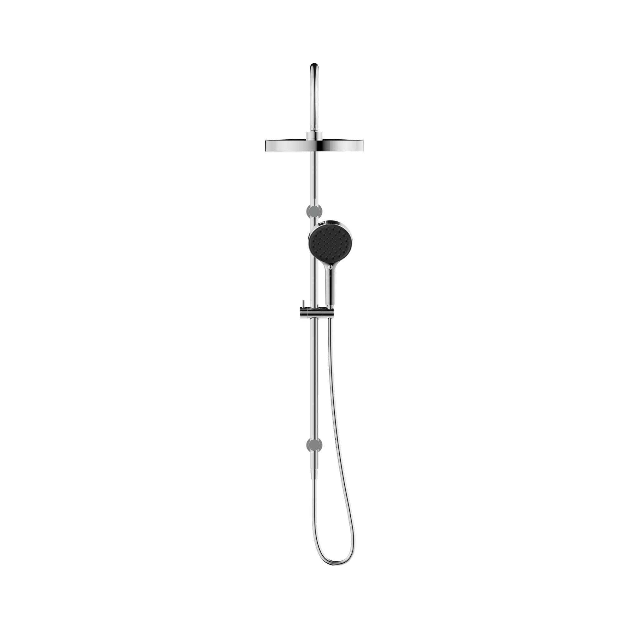 24 D073 CH Serenity Twin Shower Chrome image 2