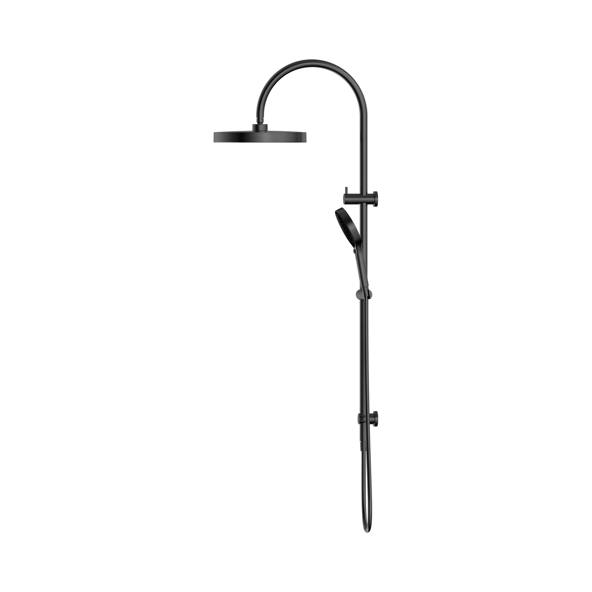 24 D073 GM Serenity Twin Shower Gun Metal image 3