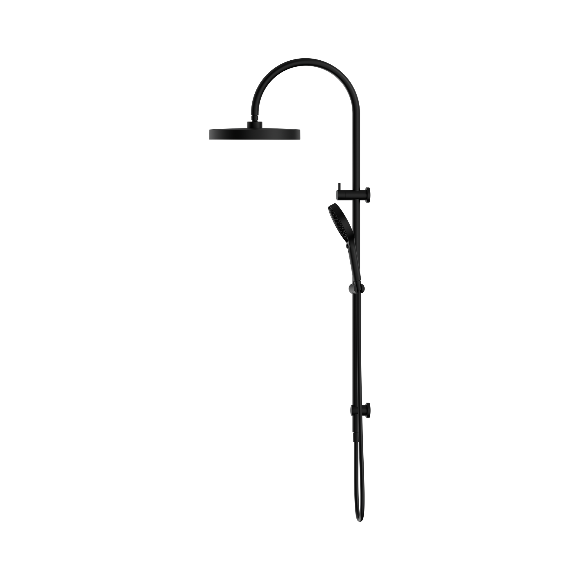 24 D073 MB Serenity Twin Shower Matte Black image 3