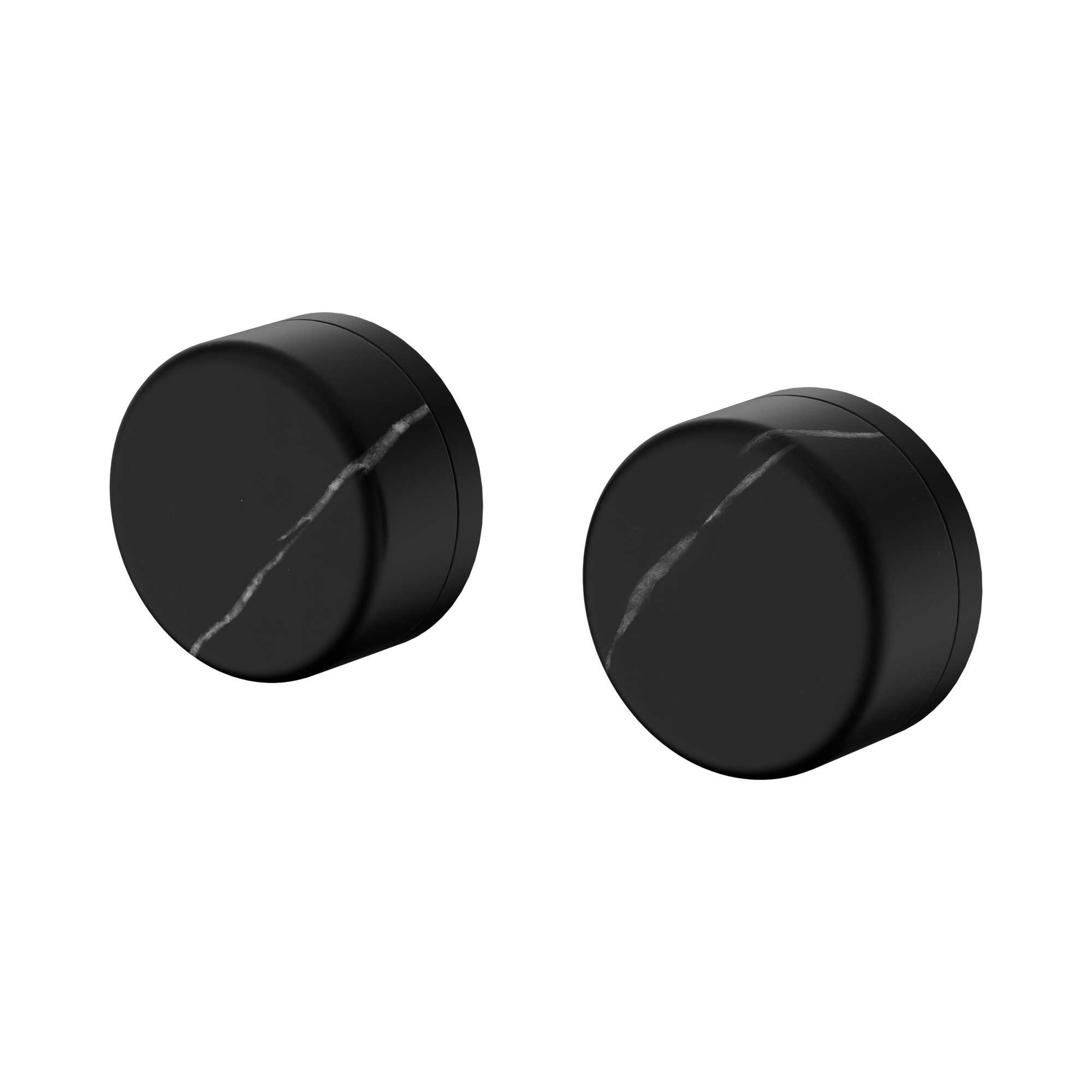 24 D116 MB Serenity Wall Top Assembly With Marquina Black Handle Matte Black image 1