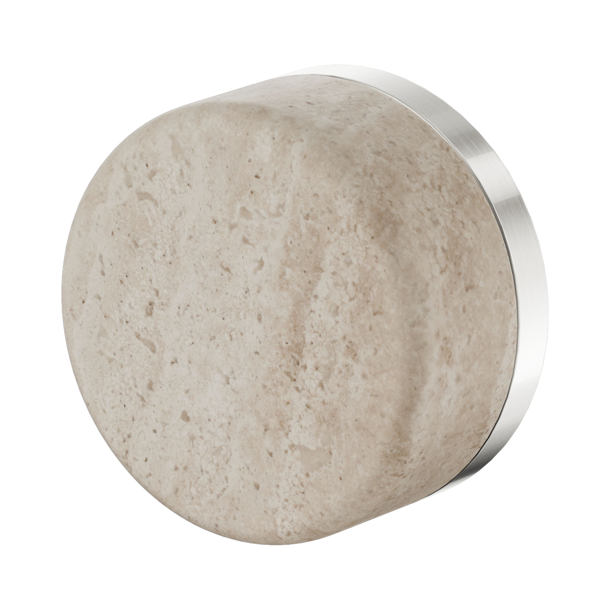 24 E003 BN Serenity Progressive Shower Mixer With Rome Travertine Handle Brushed Nickel image 1