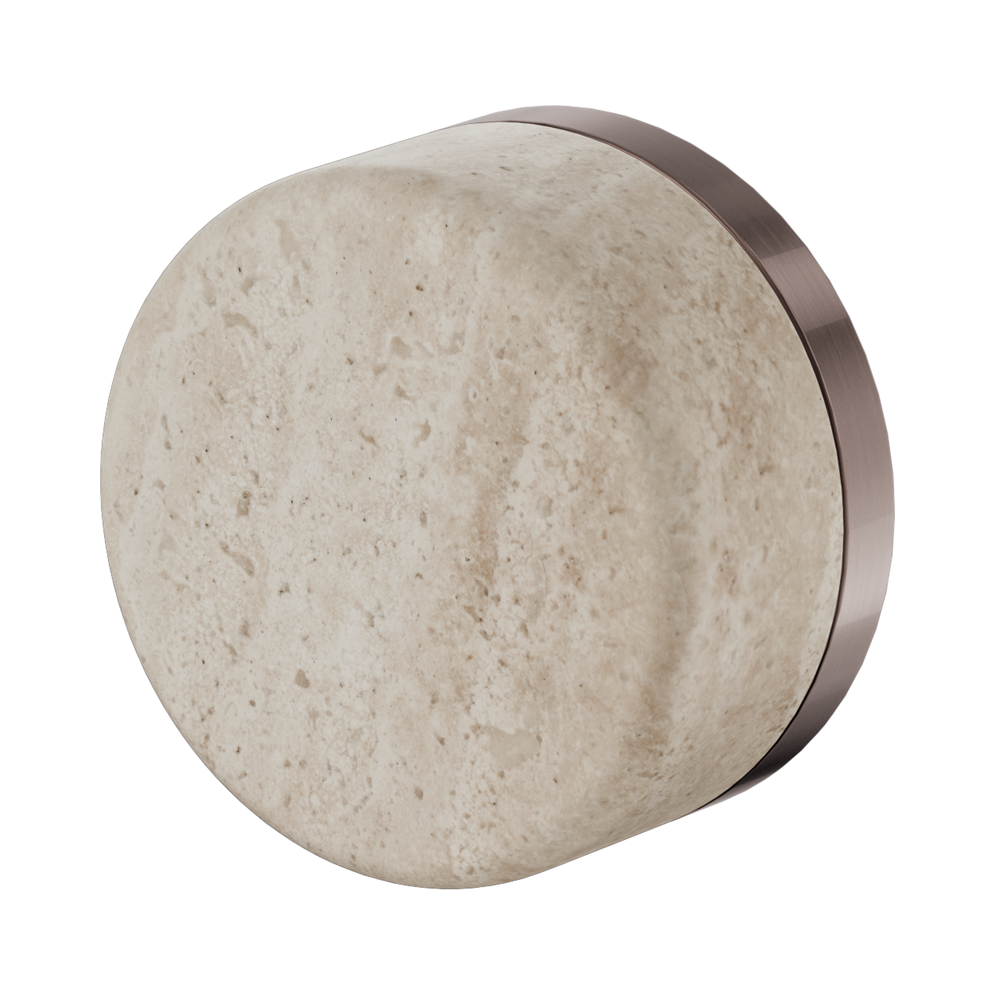 24 E003 BZ Serenity Progressive Shower Mixer With Rome Travertine Handle Brushed Bronze image 1