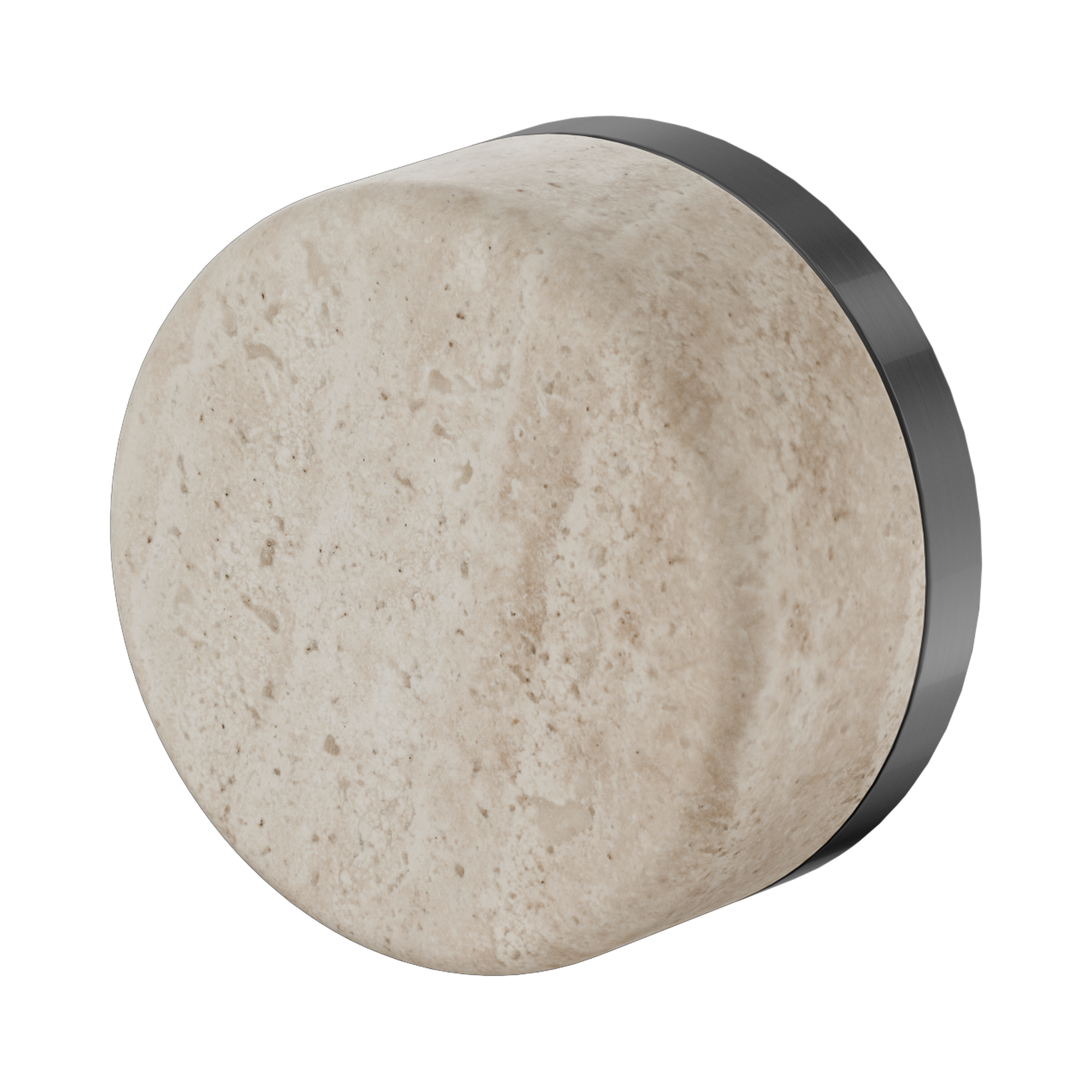 24 E003 GM Serenity Progressive Shower Mixer With Rome Travertine Handle Gun Metal image 1