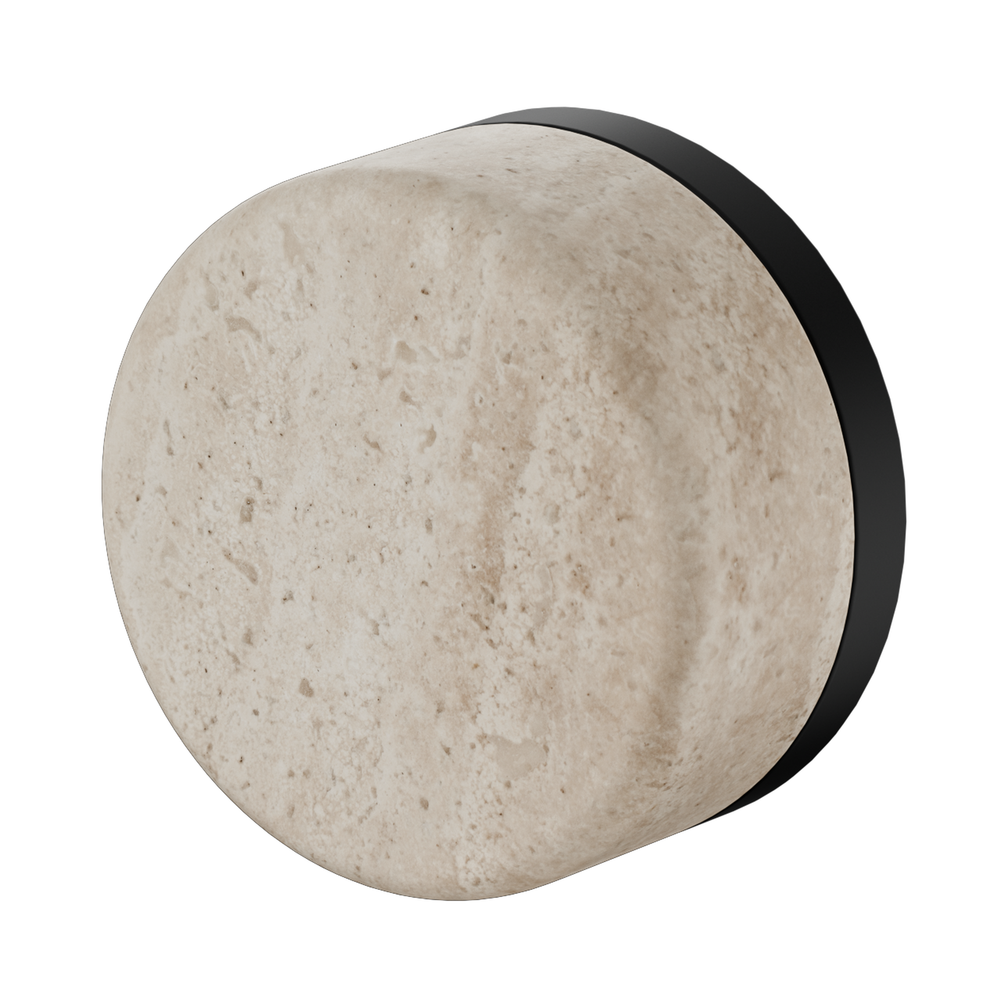 24 E003 MB Serenity Progressive Shower Mixer With Rome Travertine Handle Matte Black image 1