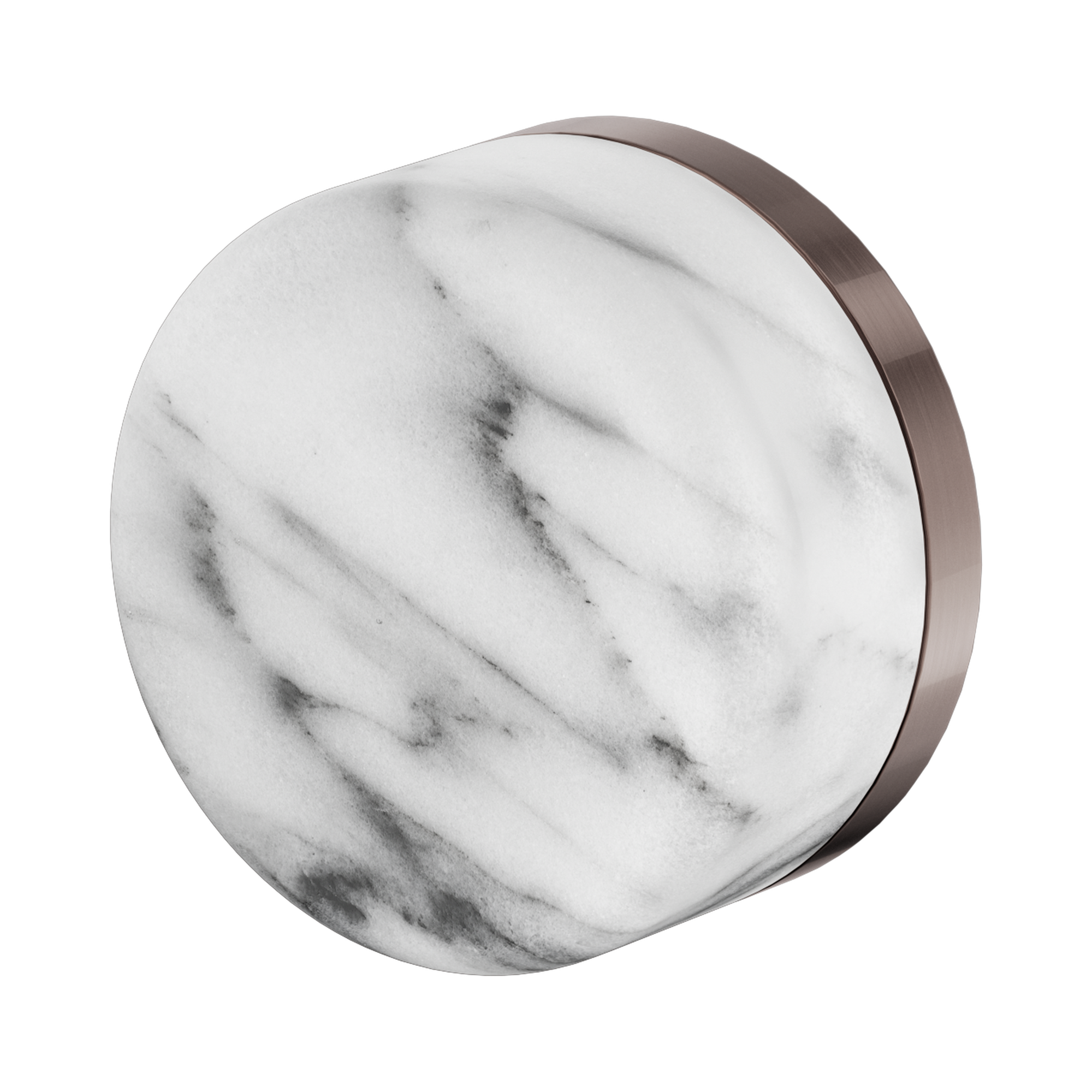 24 E004 BZ Serenity Progressive Shower Mixer With Arabescato Corchia Handle Brushed Bronze image 1