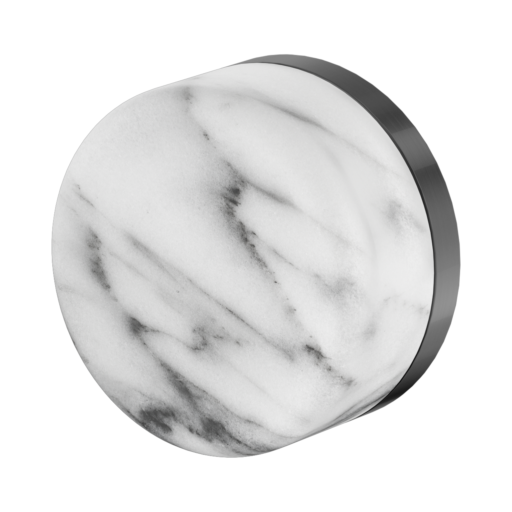 24 E004 GM Serenity Progressive Shower Mixer With Arabescato Corchia Handle Gun Metal image 1