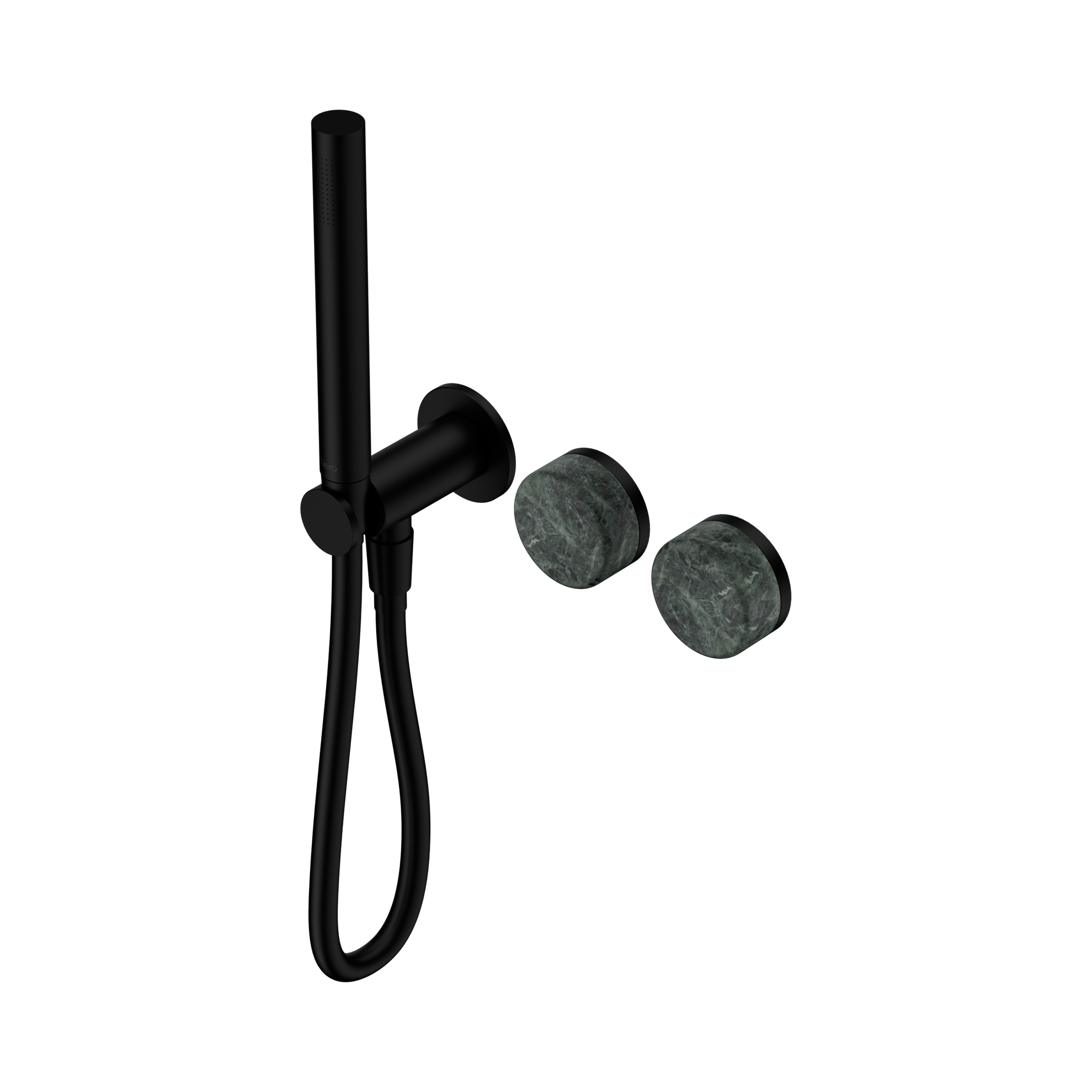 24 E020 MB Serenity Progressive Shower System With Verde Alpi Handle And Slim Shower Matte Black image 1