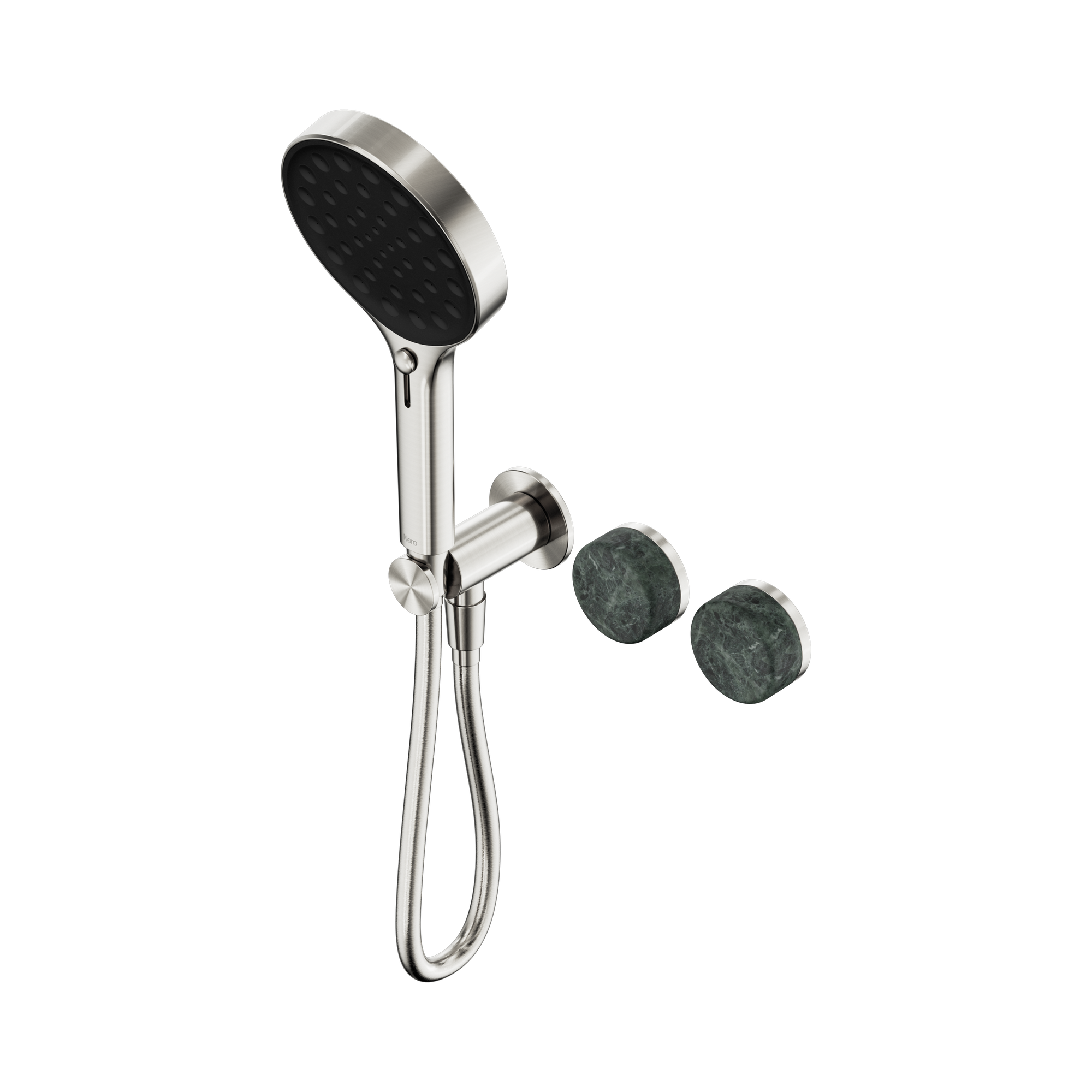 24 E026 BN Serenity Progressive Shower System With Verde Alpi Handle And Serenity Hand Shower Brushed Nickel image 1