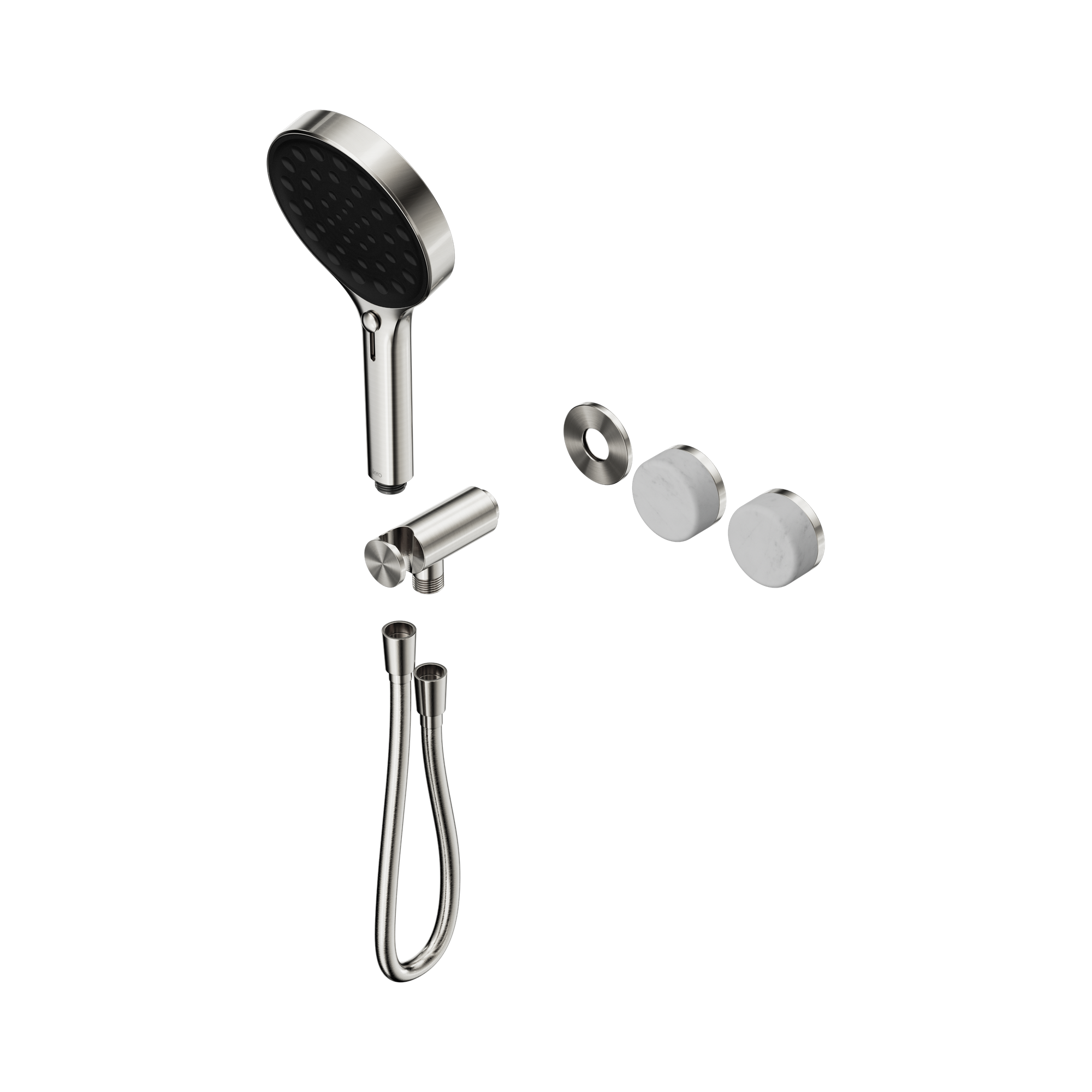 24 E097 BN Serenity Progressive Shower System With Carrara Handle And Serenity Hand Shower Trim Kit Only Brushed Nickel image 1