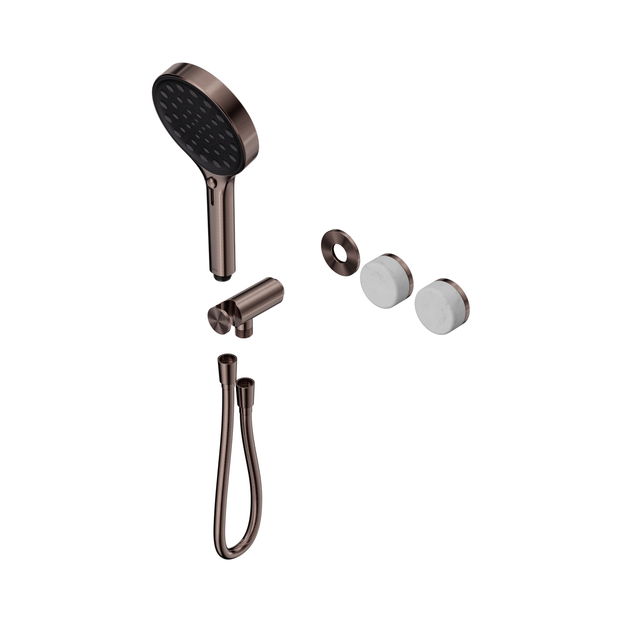 24 E097 BZ Serenity Progressive Shower System With Carrara Handle And Serenity Hand Shower Trim Kit Only Brushed Bronze image 1