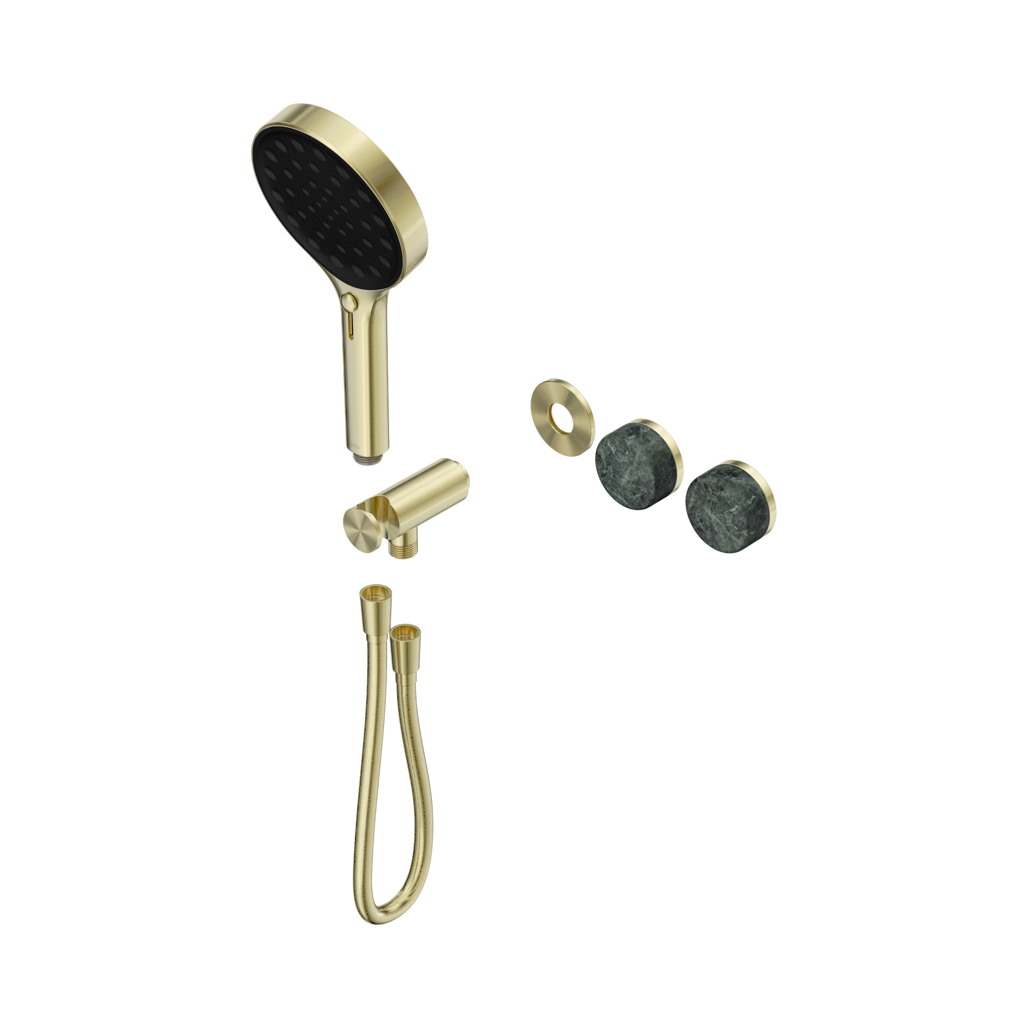 24 E098 BG Serenity Progressive Shower System With Verde Alpi Handle And Serenity Hand Shower Trim Kit Only Brushed Gold image 1