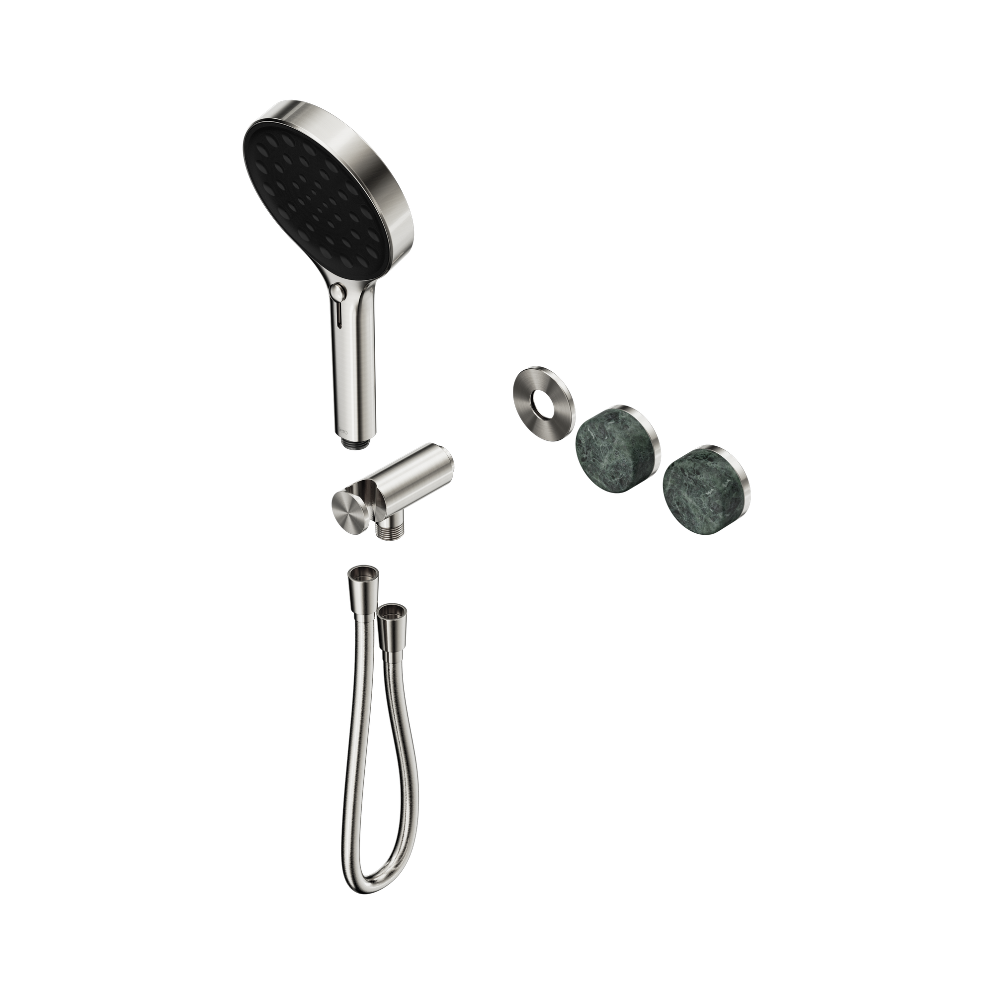 24 E098 BN Serenity Progressive Shower System With Verde Alpi Handle And Serenity Hand Shower Trim Kit Only Brushed Nickel image 1