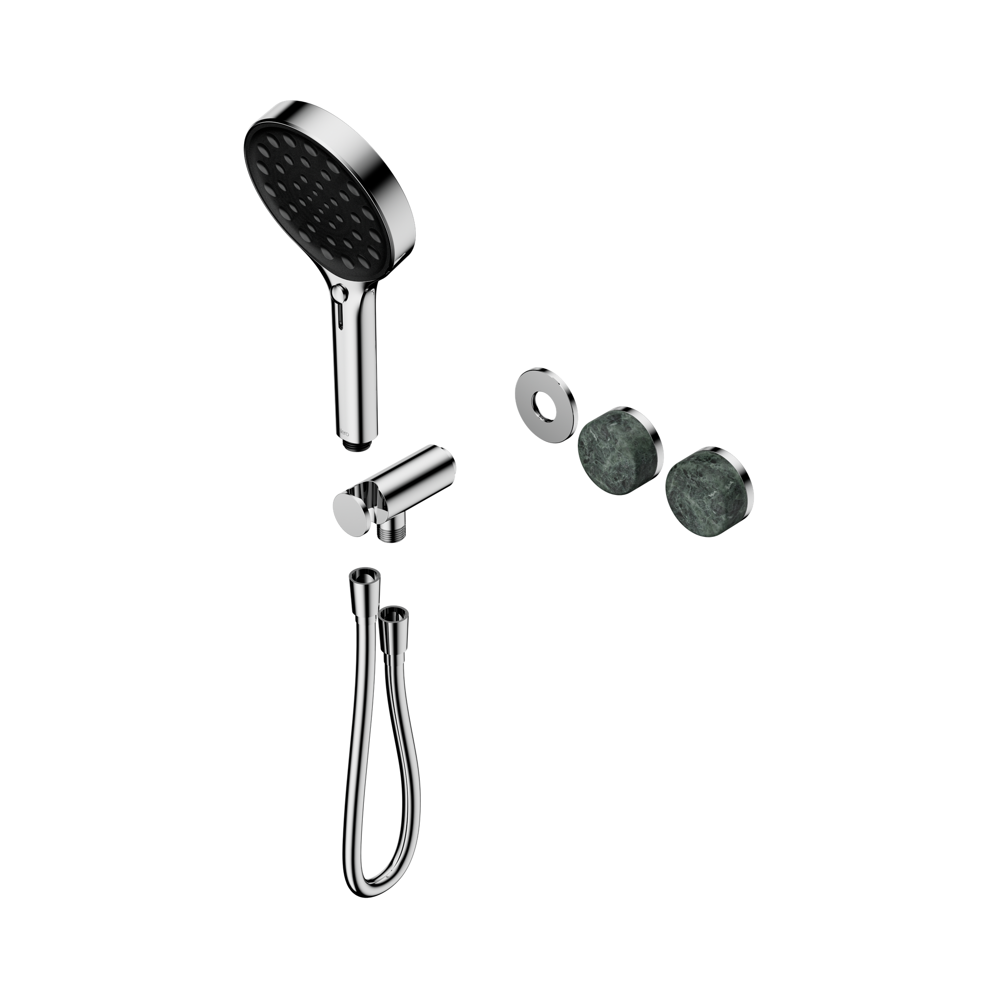 24 E098 CH Serenity Progressive Shower System With Verde Alpi Handle And Serenity Hand Shower Trim Kit Only Chrome image 1