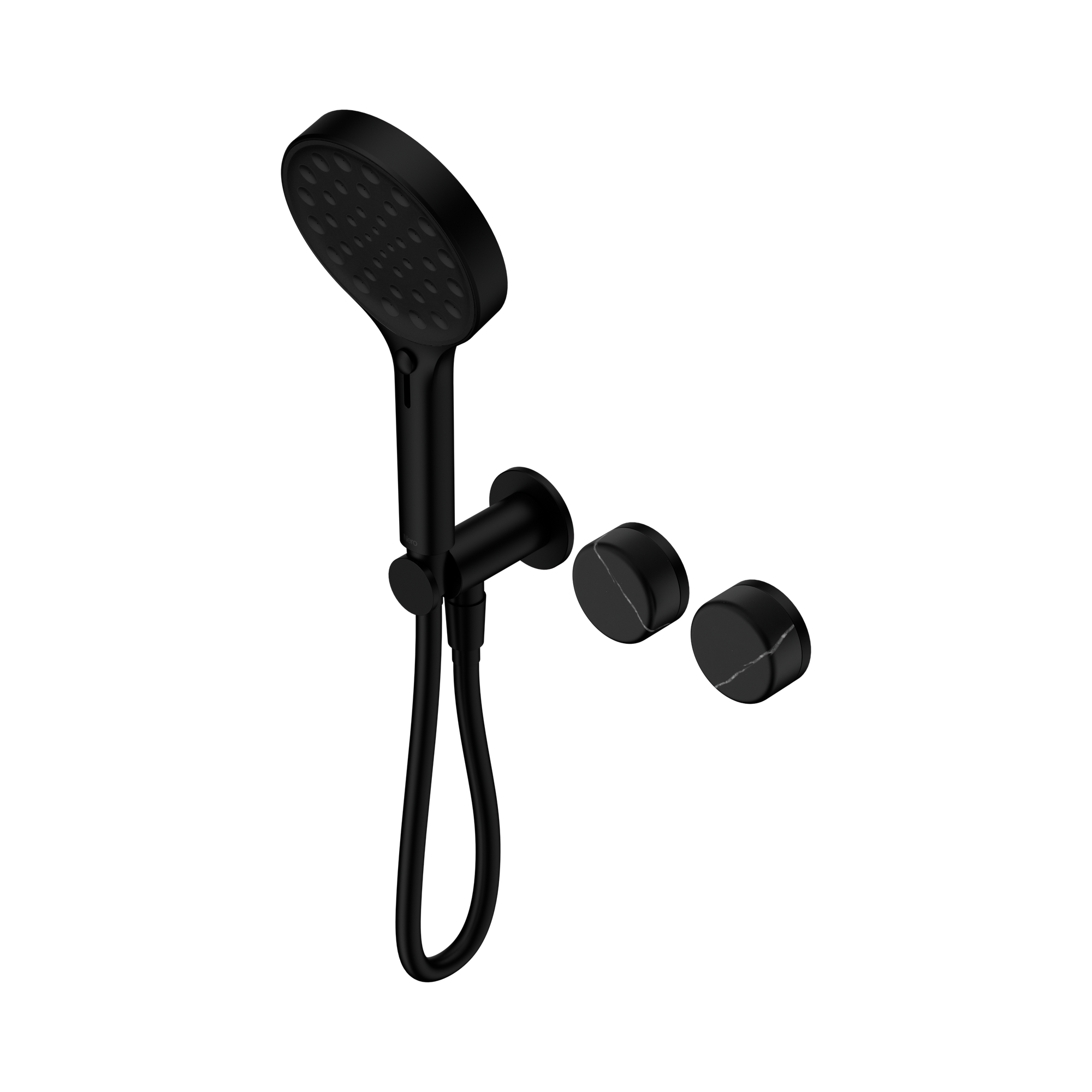 24 E132 MB Serenity Progressive Shower System With Marquina Black Handle And Serenity Hand Shower Matte Black image 1