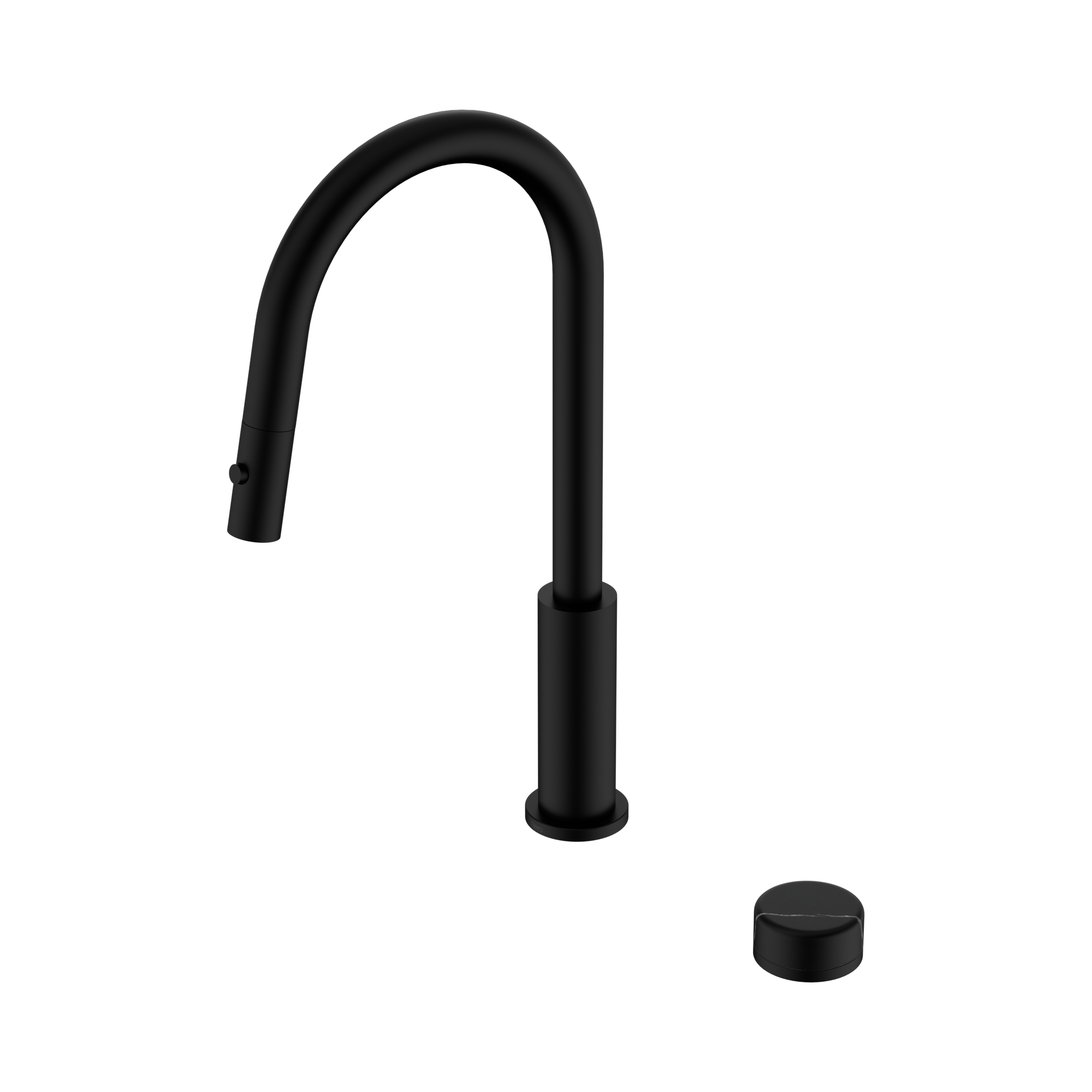 24 E137 MB Serenity Progressive pull out kitchen Set With Marquina Black Handle Matte Black image 1