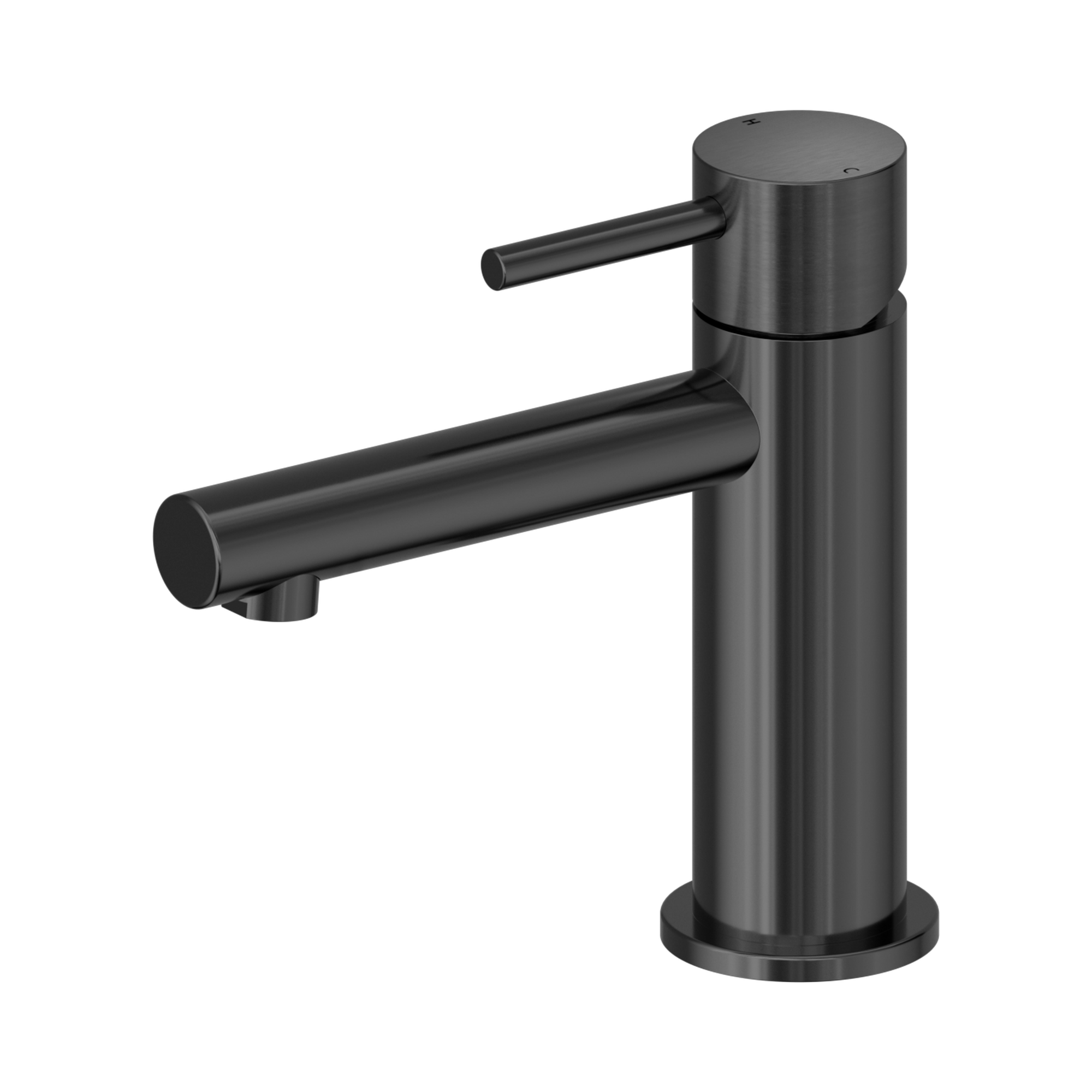 25 B001 GM Dolce II Basin Mixer Gun Metal image 1