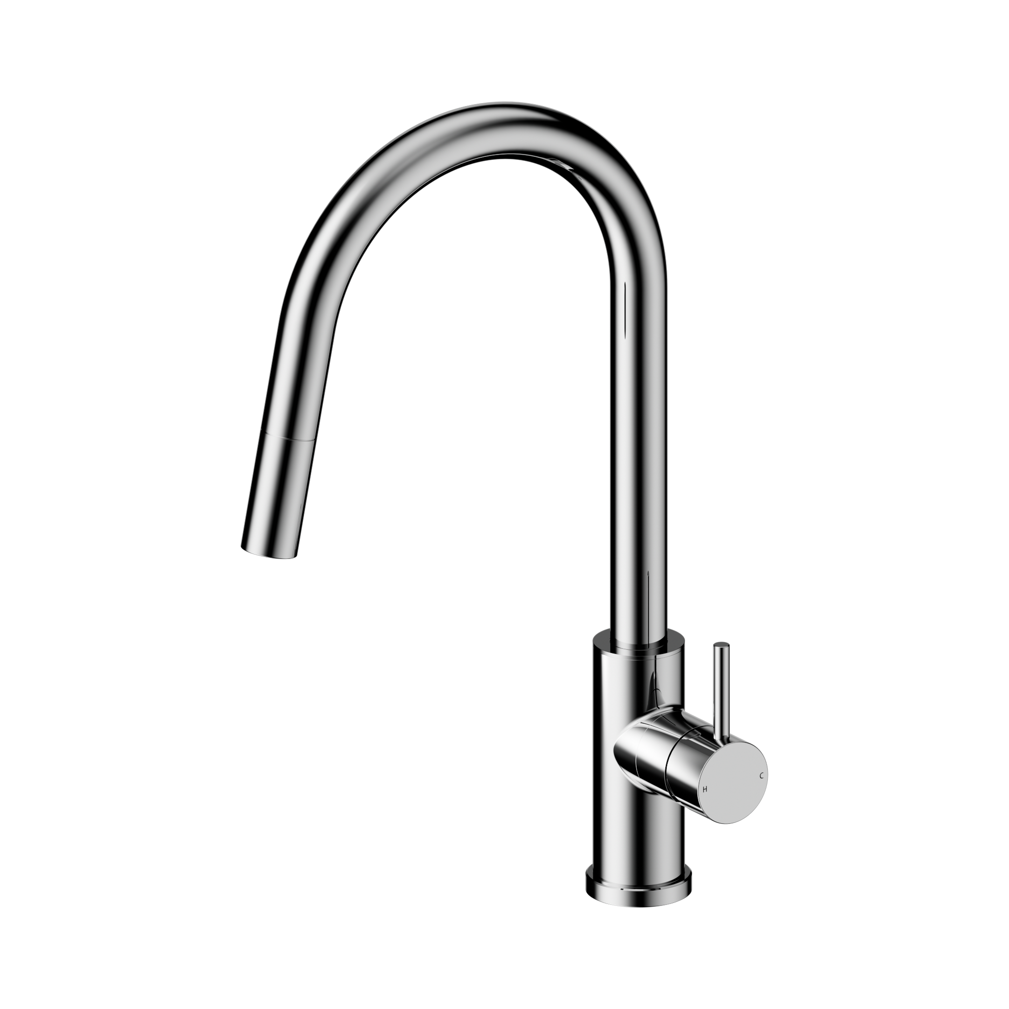 25 B004 CH Dolce II Pull Out Sink Mixer Chrome image 1