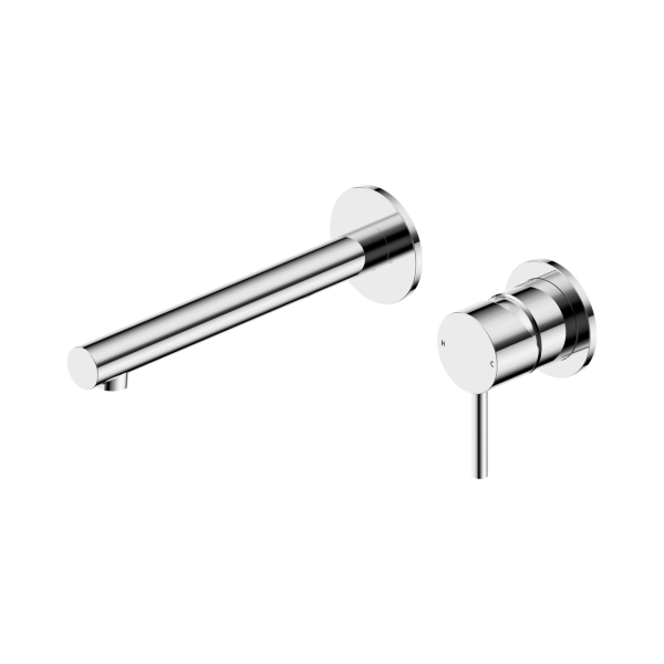 25 B008 CH Dolce II Wall Basin Bath Mixer Separate Back Plate Chrome Thumb