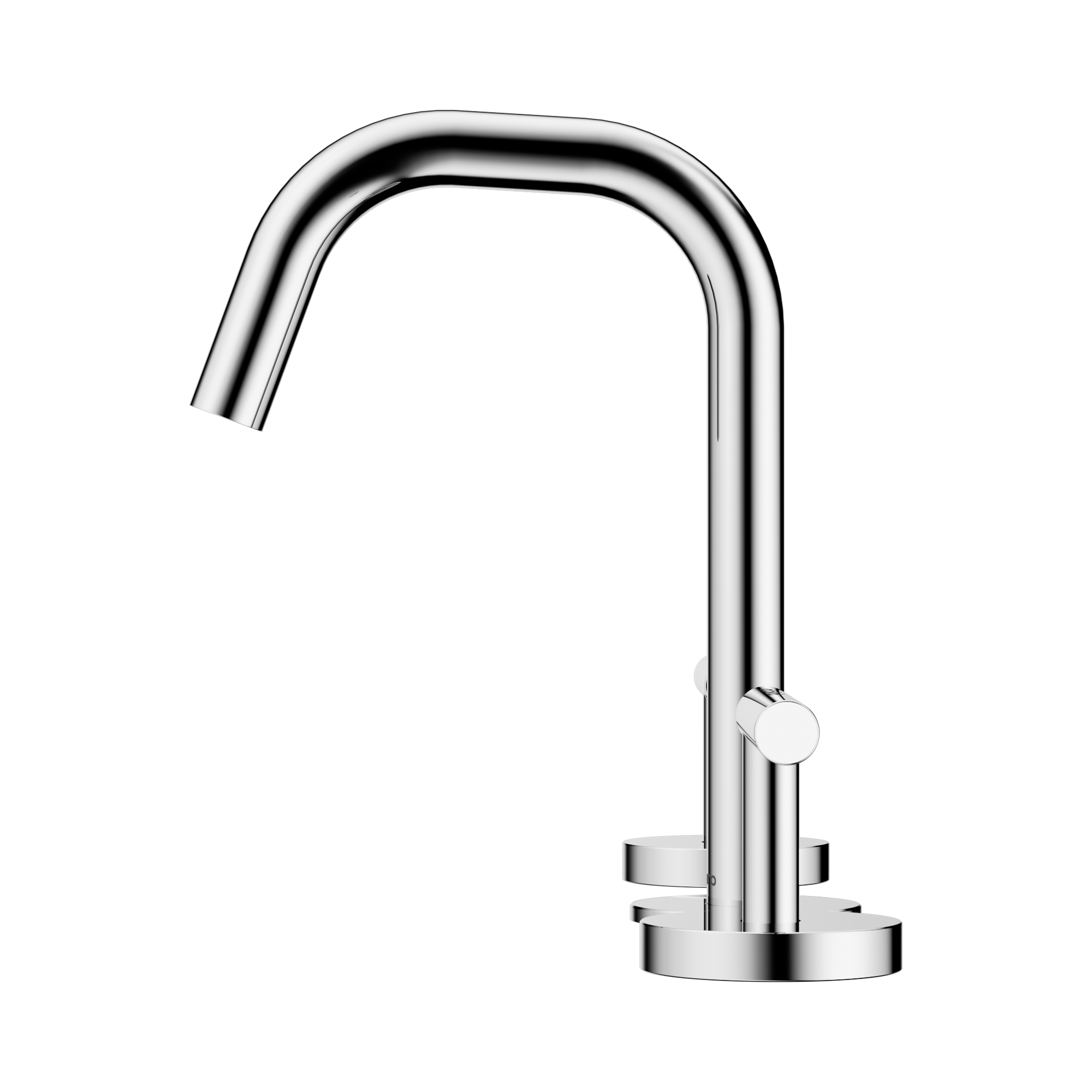 25 D001 CH Mecca Basin Set Edge Spout Chrome image 2