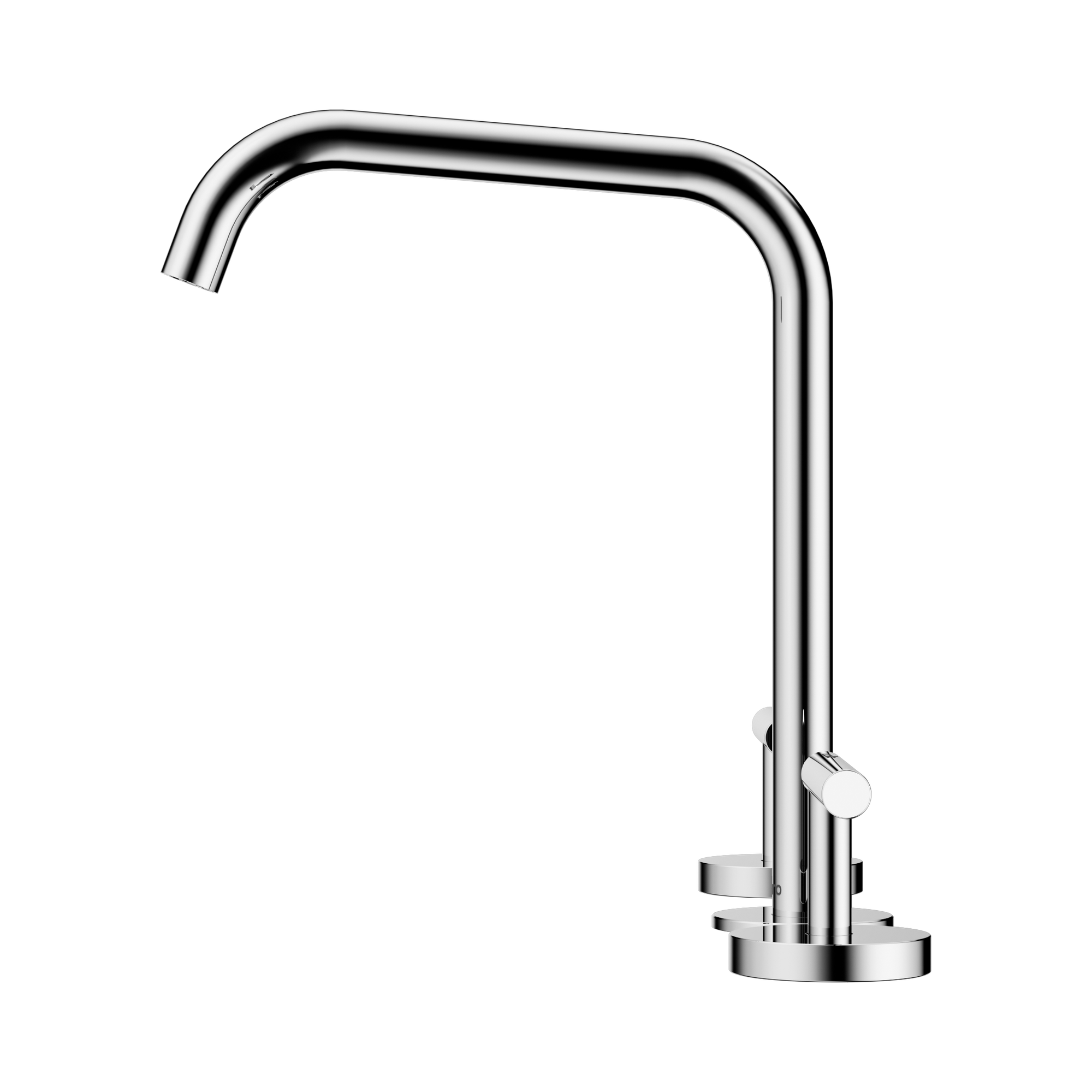 25 D005 CH Mecca Bath Kitchen Set Edge Spout Chrome image 2