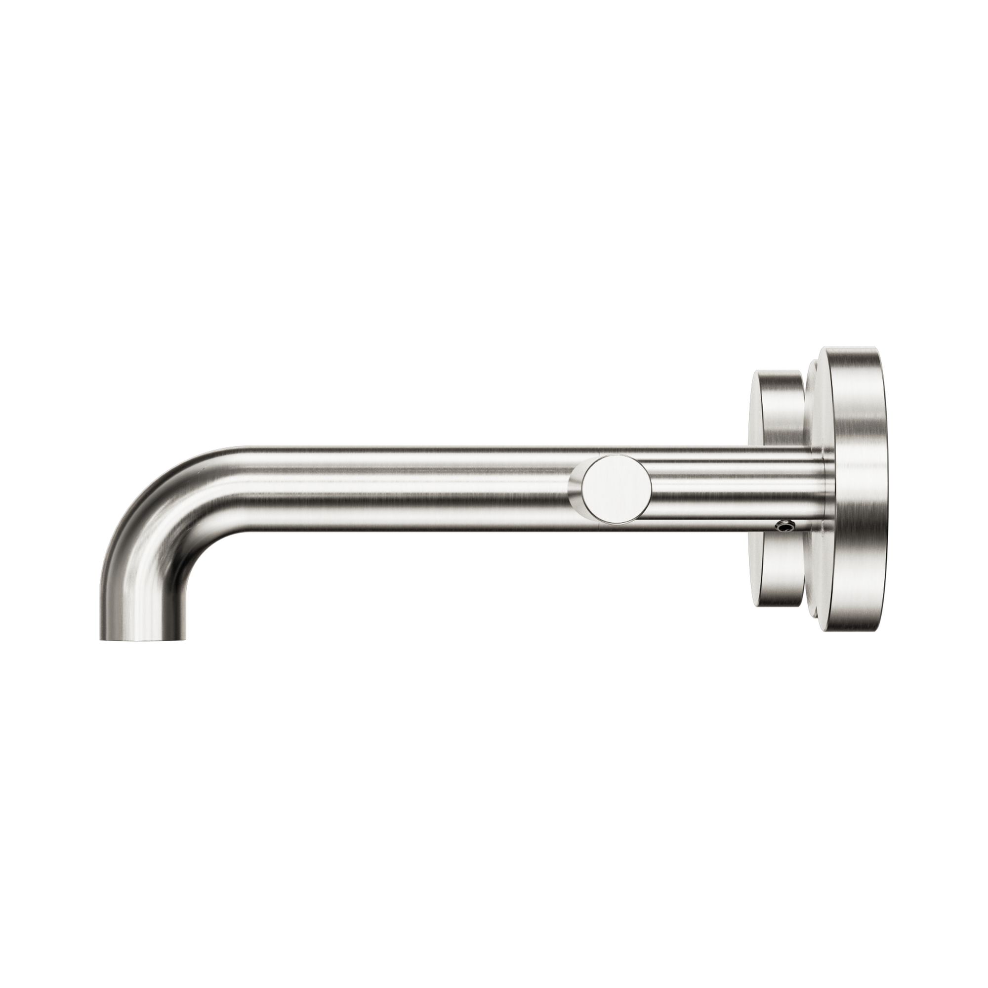 25 D006 BN Mecca Wall Basin Bath Set 160mm Spout Brushed Nickel image 2